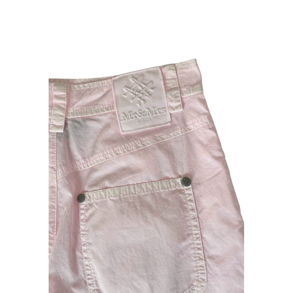 Mr&Mrs Italy Pink Cotton Women Women's Shorts