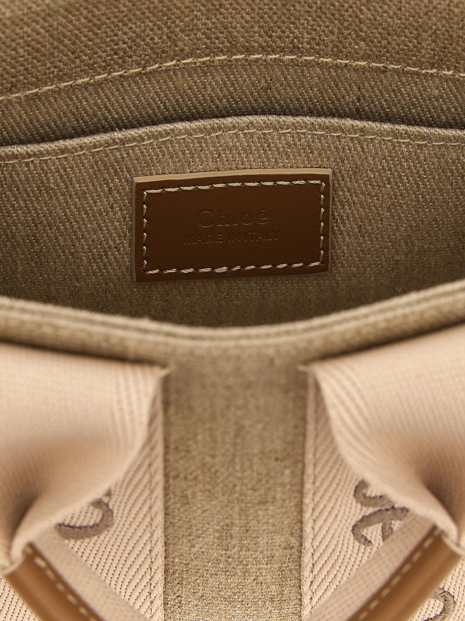 Chloé Multicolor Linen Women's Handbag