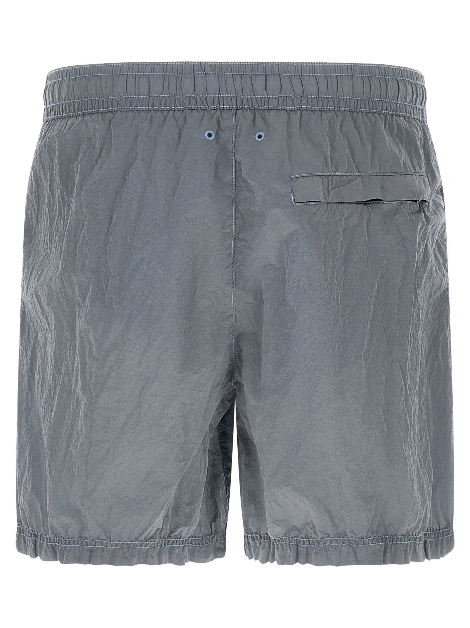 Stone Island Gray Polyamide Swim Men's Shorts