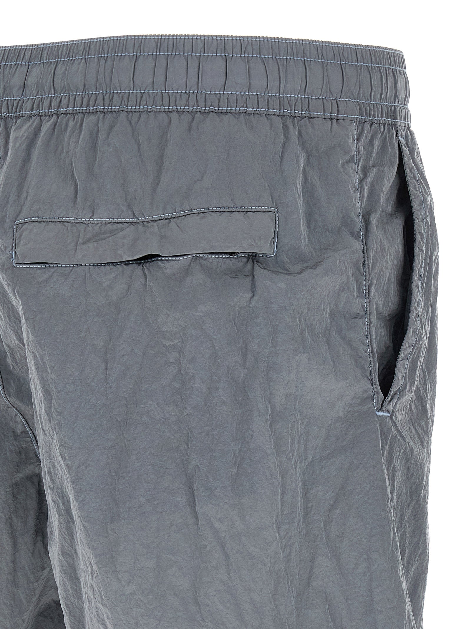 Stone Island Gray Polyamide Swim Men's Shorts