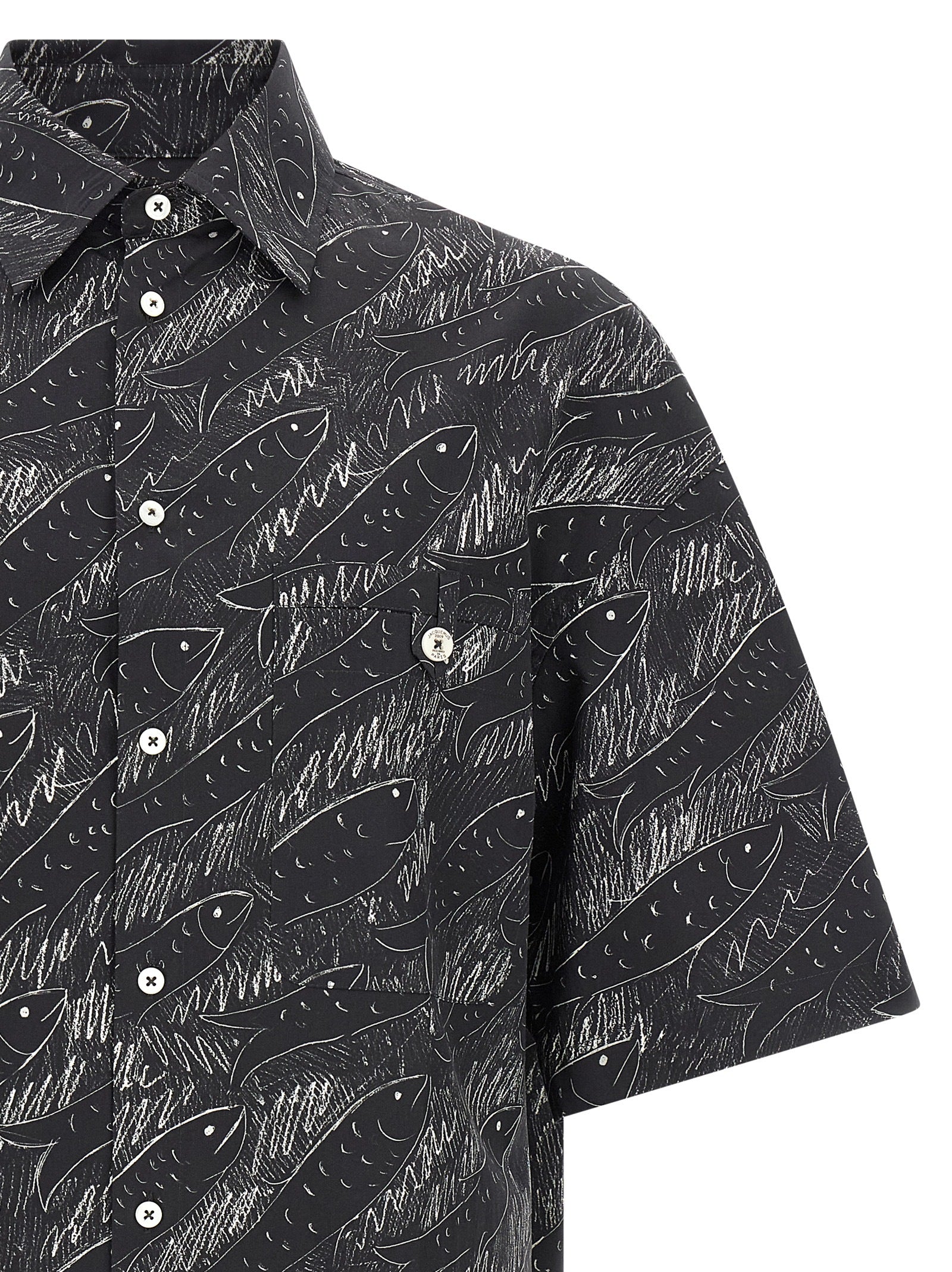 Jacquemus Black Cotton Men's Blouse
