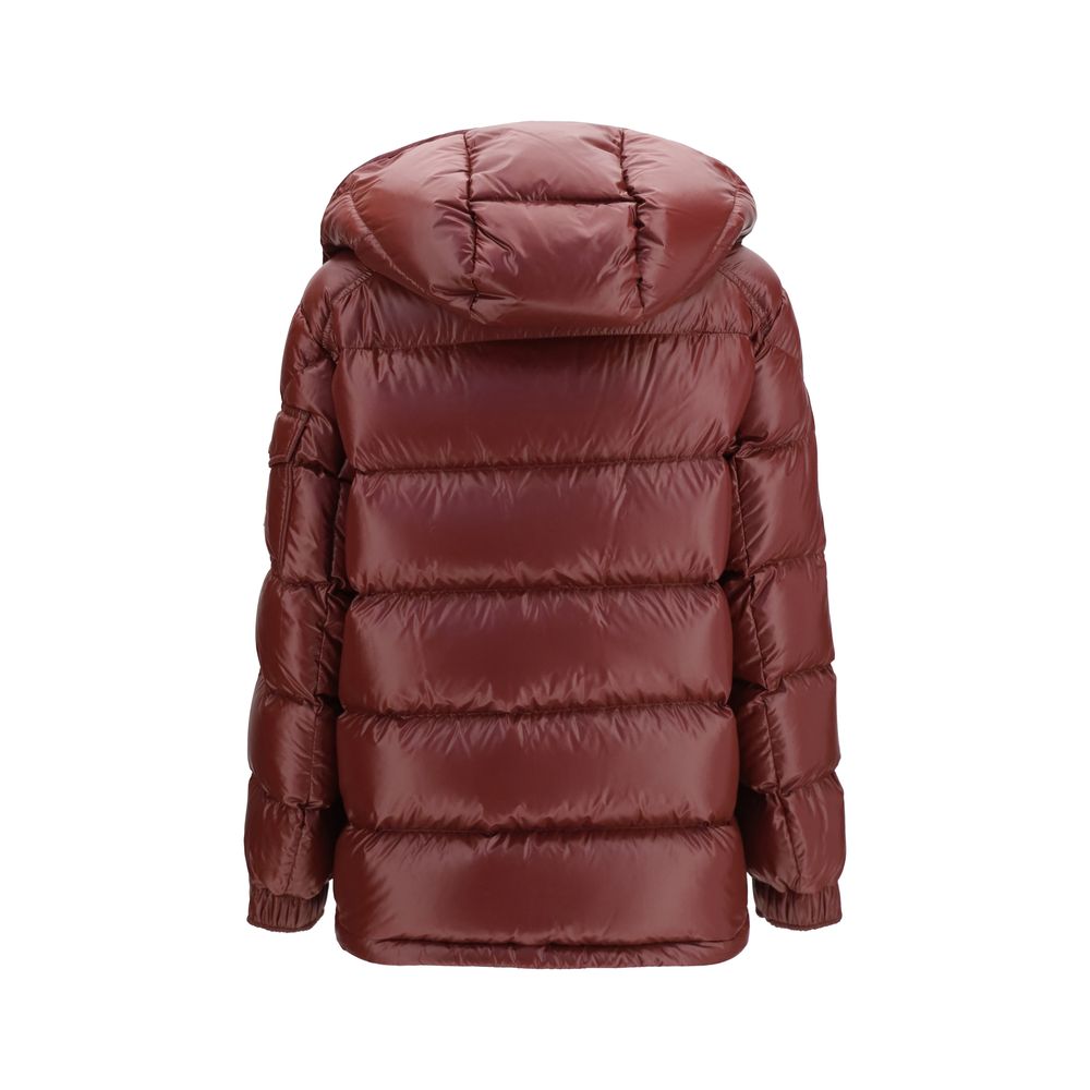 Moncler Bordeaux Goose Down Full-Length Women's Jacket
