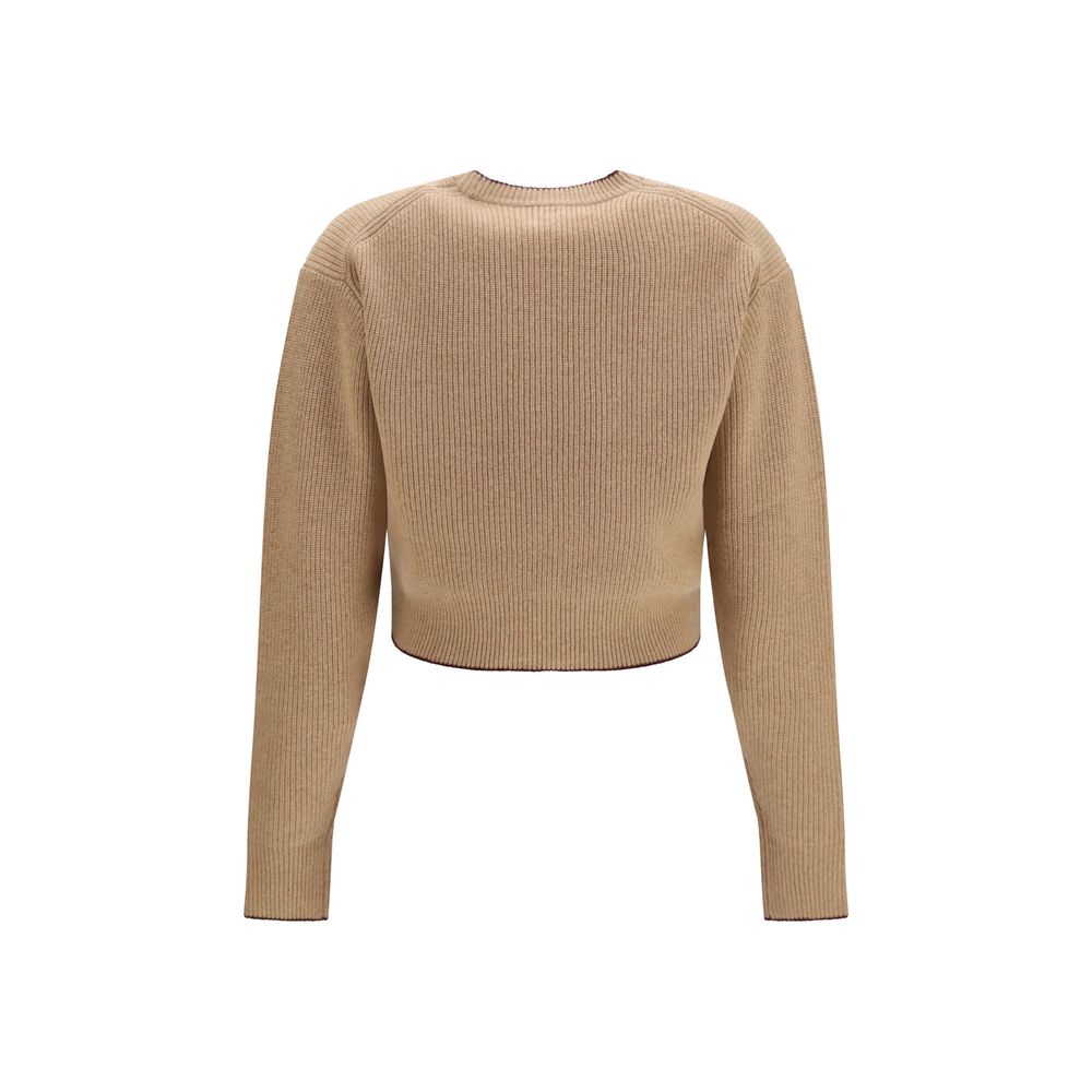 Chloé Beige Wool Oves Aries Women's Sweatshirt