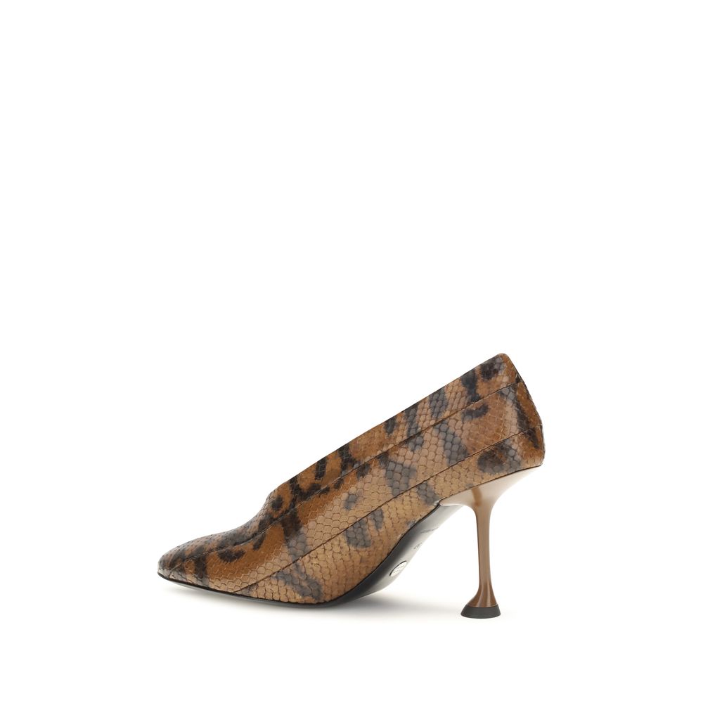Proenza Schouler Brown Calf Leather Bos Taurus High Heel Women's Pumps