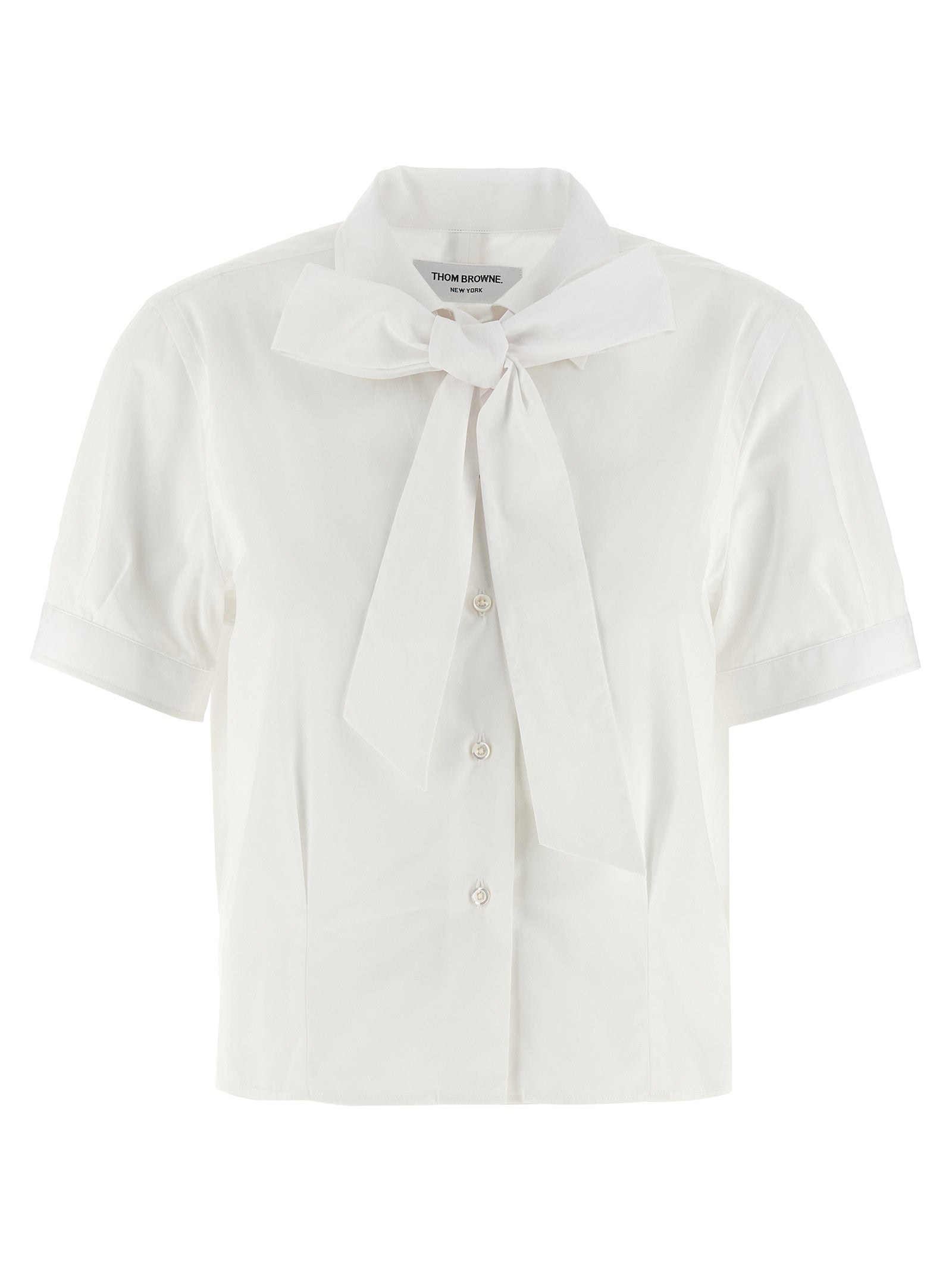 Thom Browne White Cotton Women's Blouse