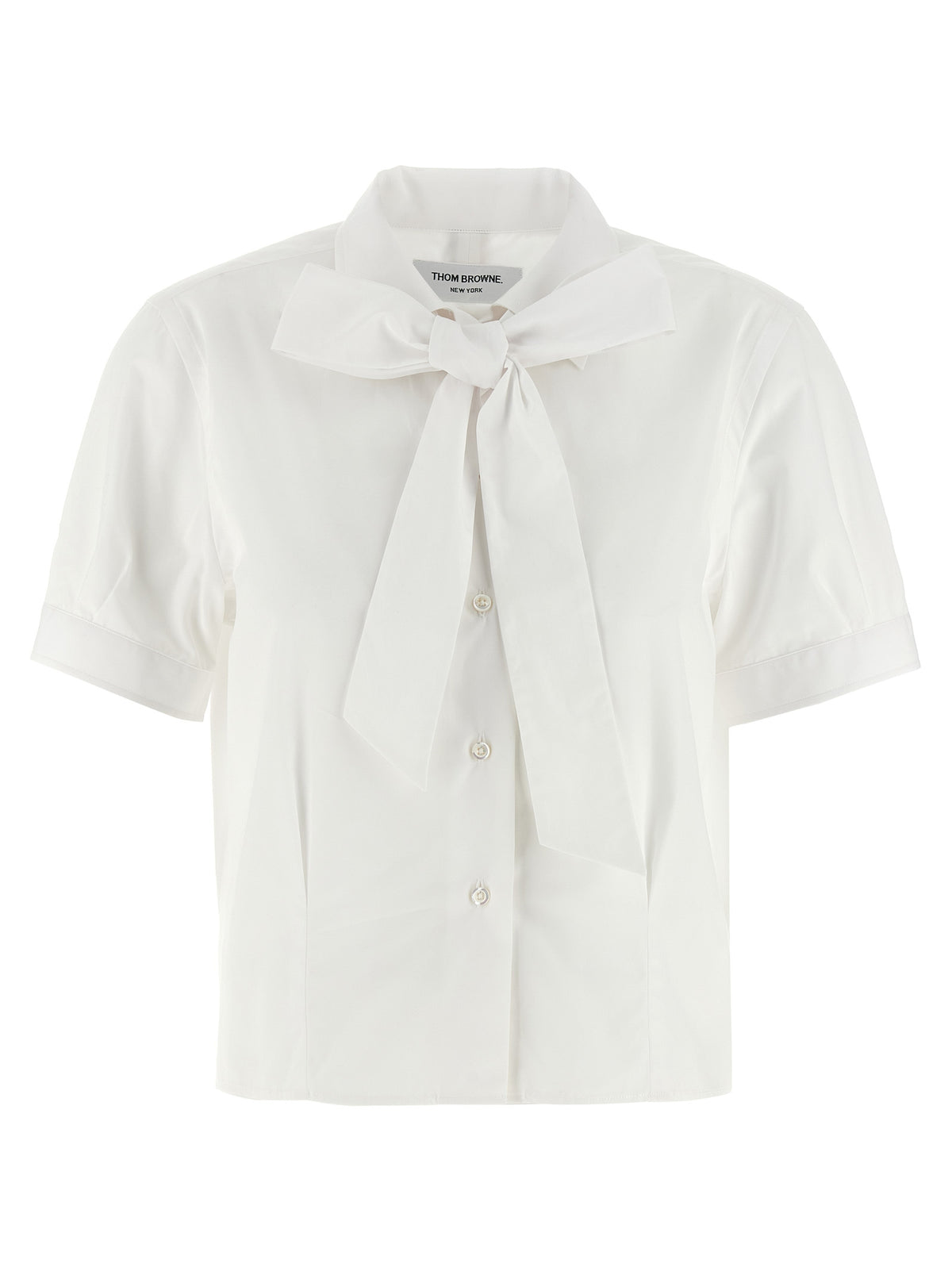 Thom Browne White Cotton Women's Blouse
