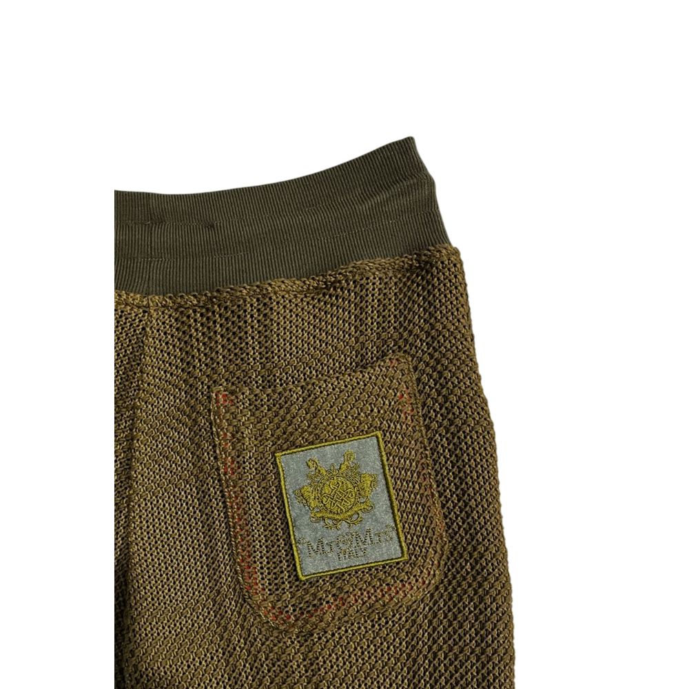 Mr&Mrs Italy Green Mesh Women Women's Pants