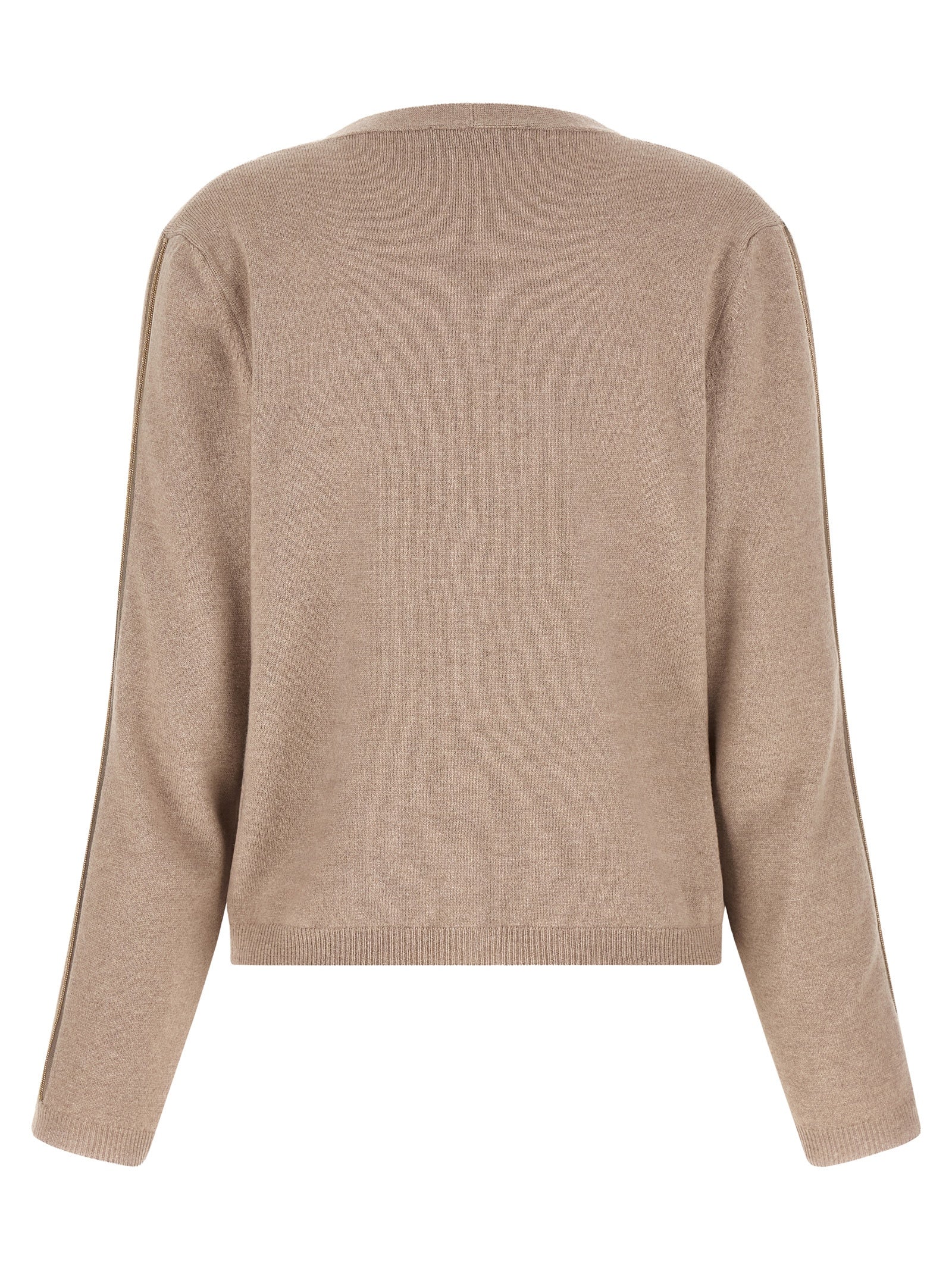 Fabiana Filippi Beige Virgin Wool Women's Cardigan
