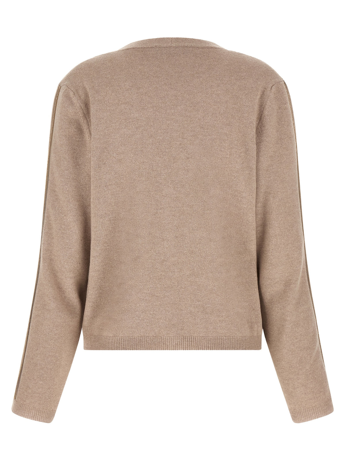 Fabiana Filippi Beige Virgin Wool Women's Cardigan