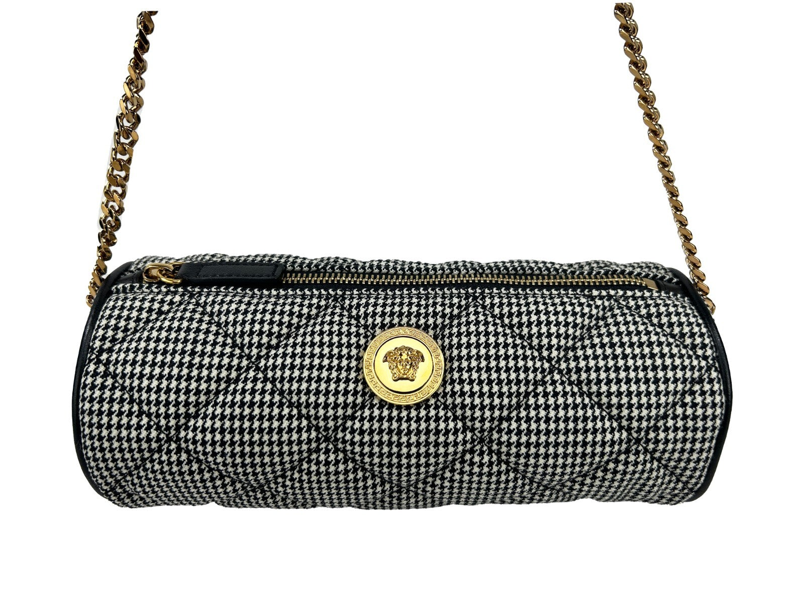 Versace Versace Medusa Quilted Evening Sling Crossbody Women's Bag