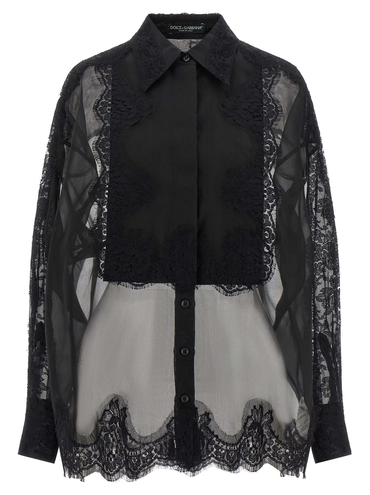 Dolce & Gabbana Black Silk Women's Blouse
