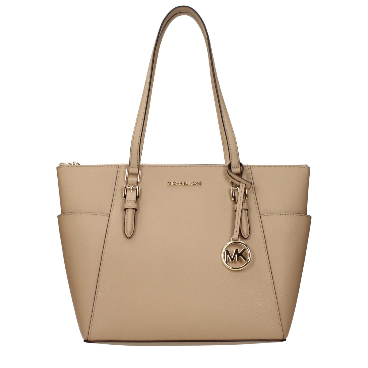 Michael Kors Beige Leather Shoulder Women's Bag