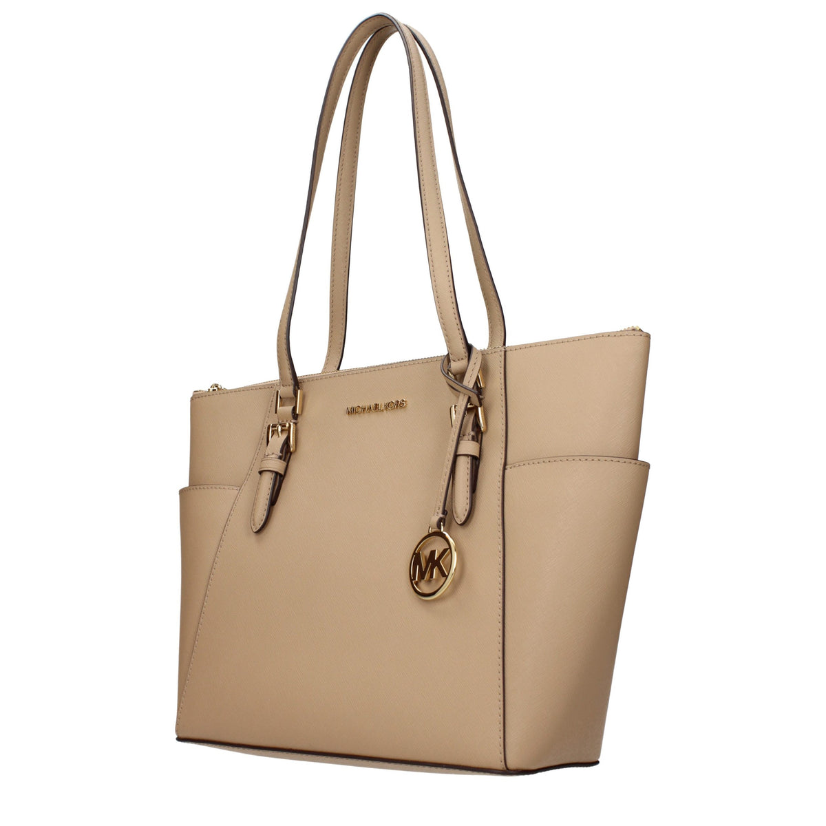 Michael Kors Beige Leather Shoulder Women's Bag