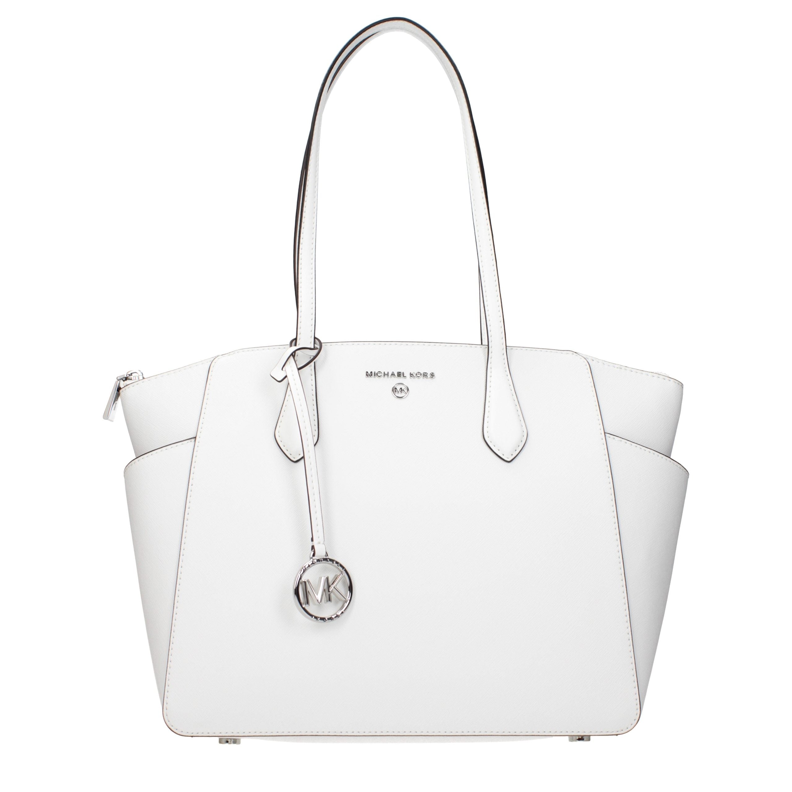 Michael Kors White Leather Shoulder Women's Bag