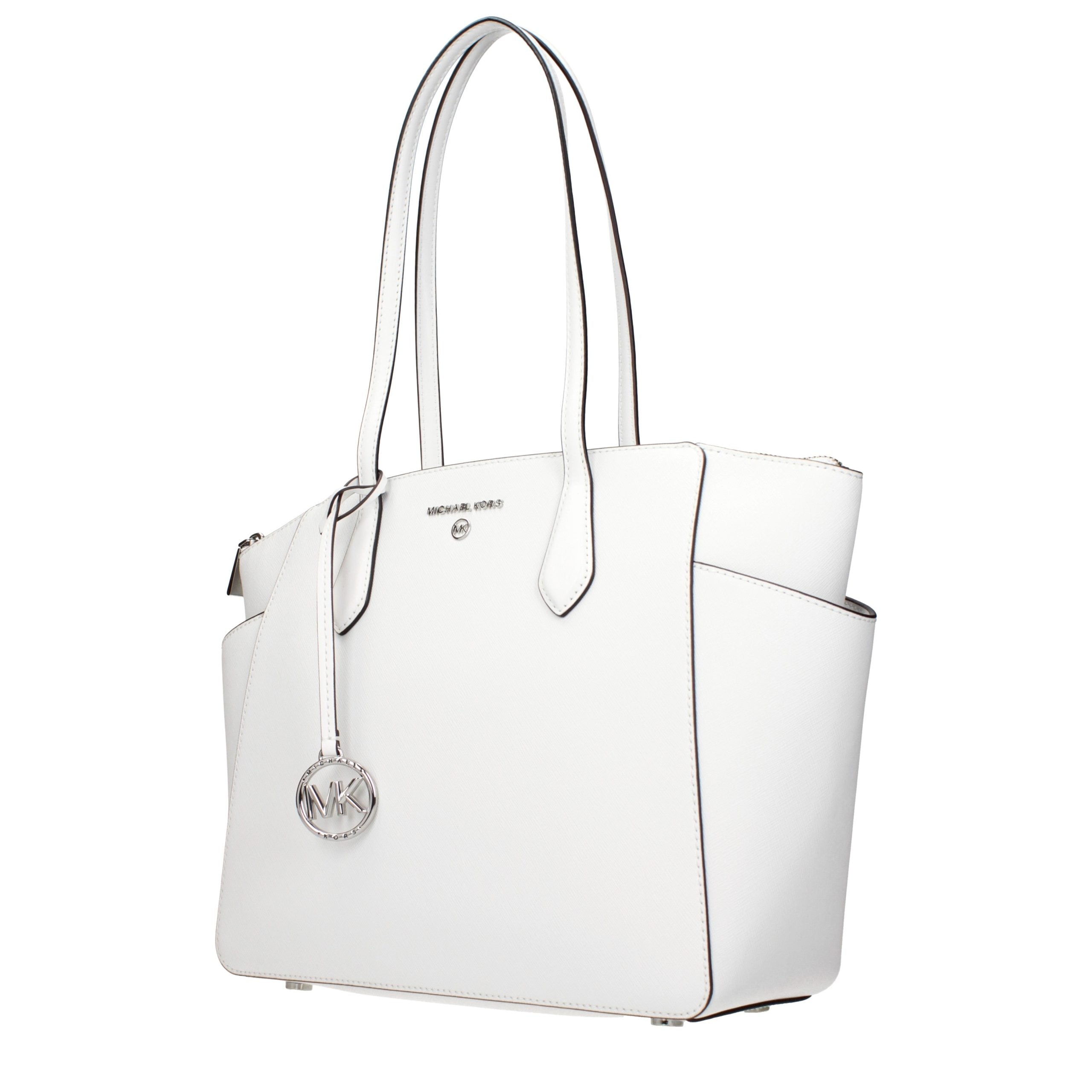 Michael Kors White Leather Shoulder Women's Bag