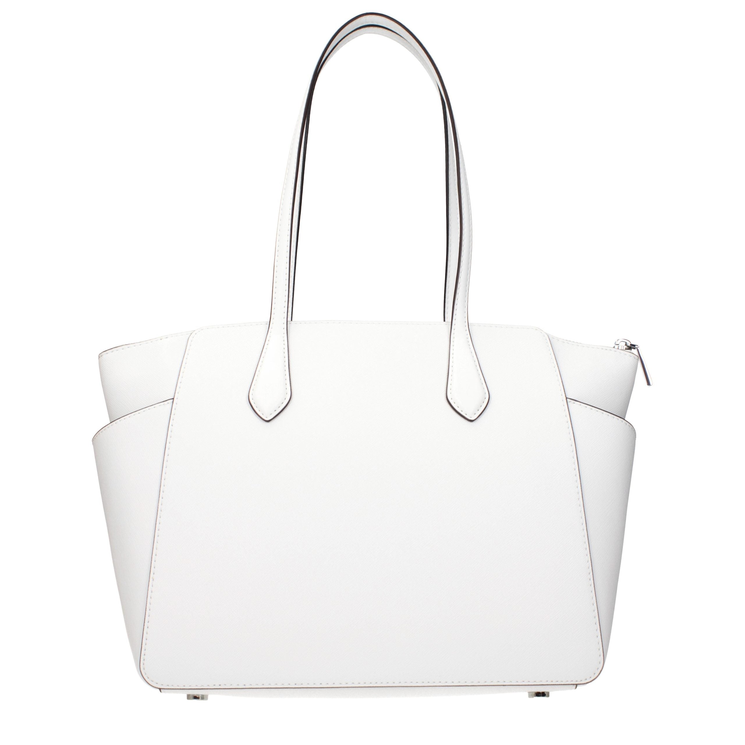 Michael Kors White Leather Shoulder Women's Bag