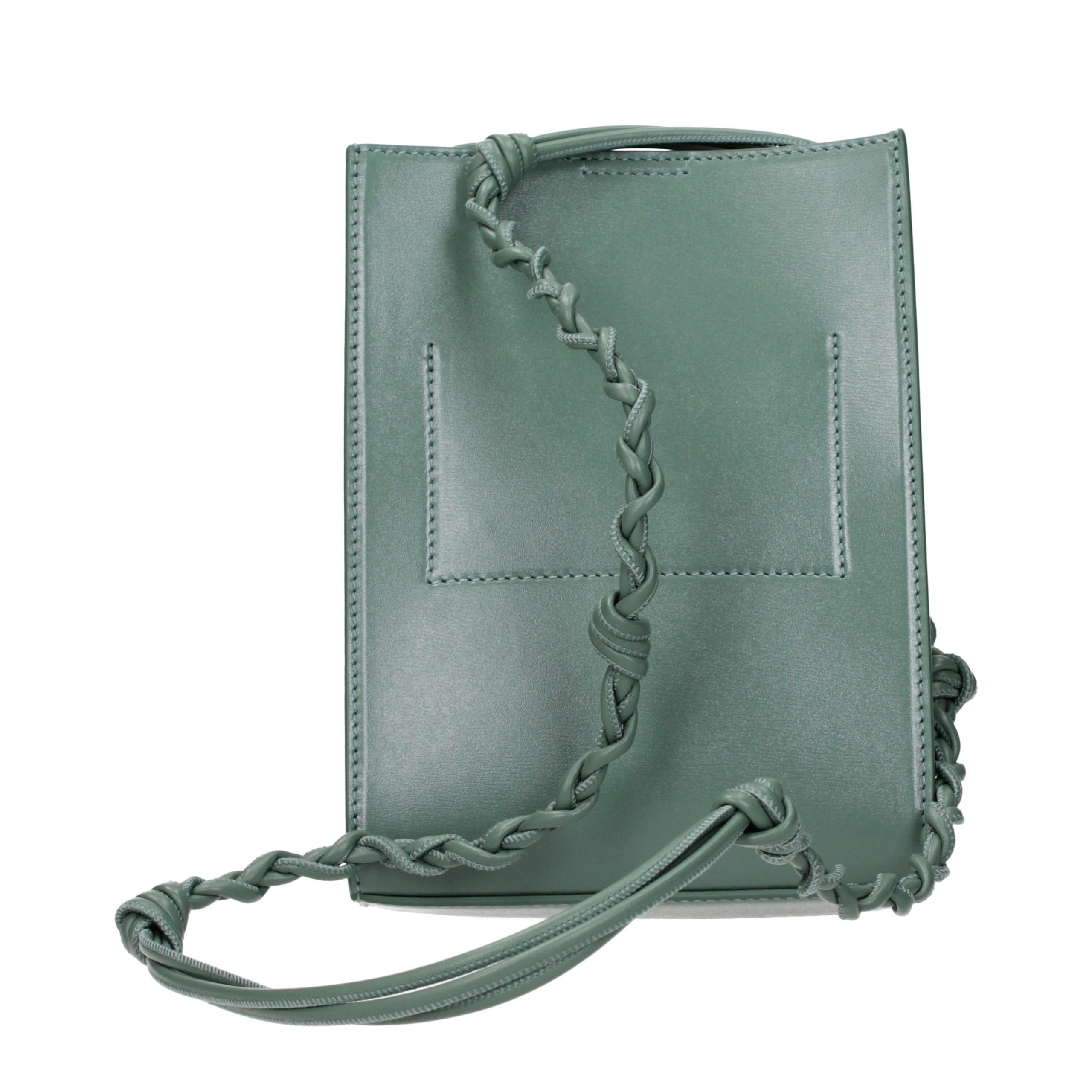 Jil Sander Green Leather Crossbody Women's Bag