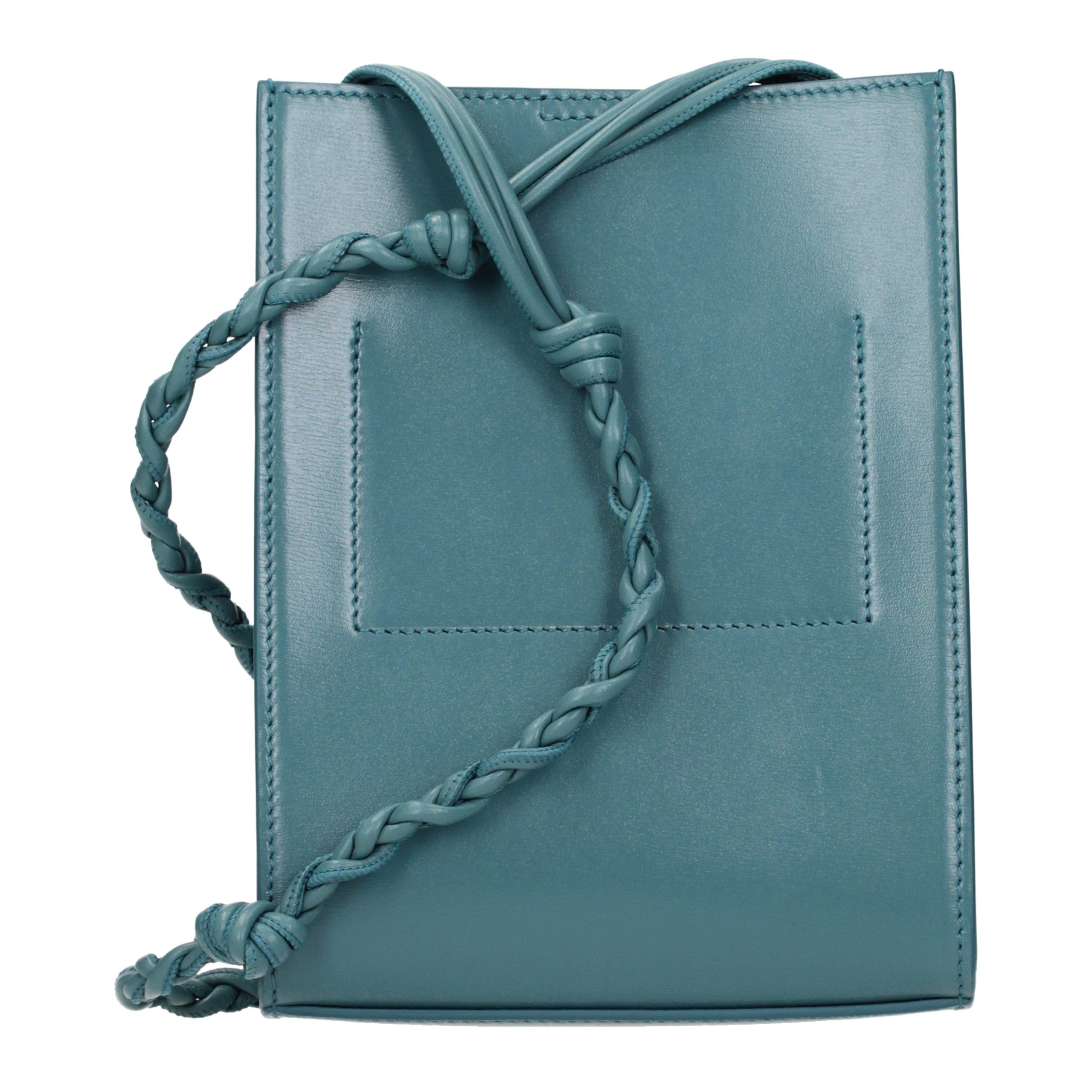 Jil Sander Green Leather Crossbody Women's Bag