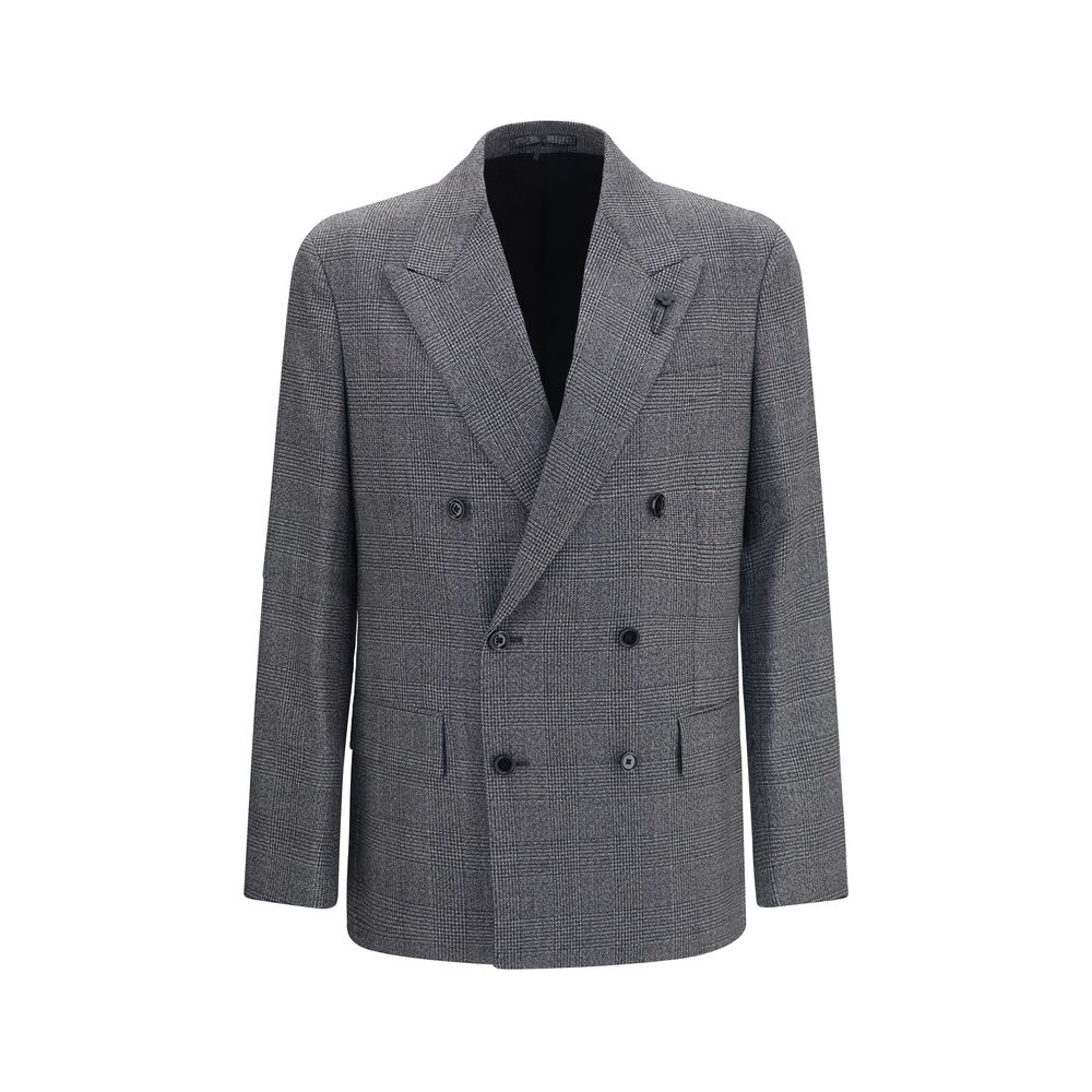Lardini Gray Wool Oves Aries Men's Blazer
