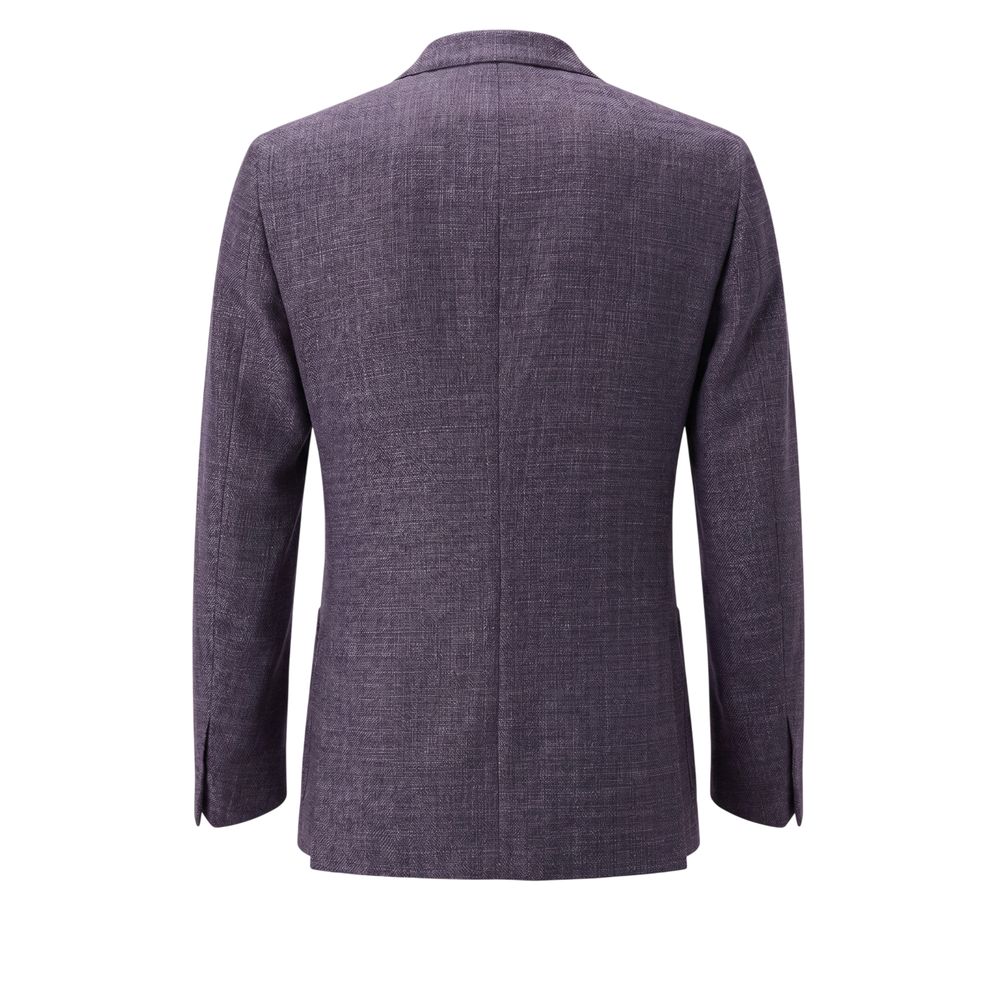 Peserico Blue Wool Men's Men's Jacket