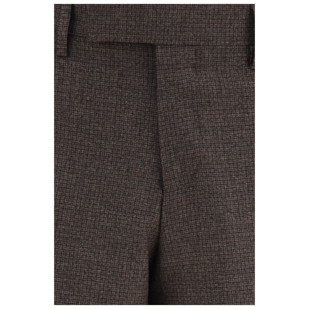 Lardini Brown Viscose Dress Men's Pants