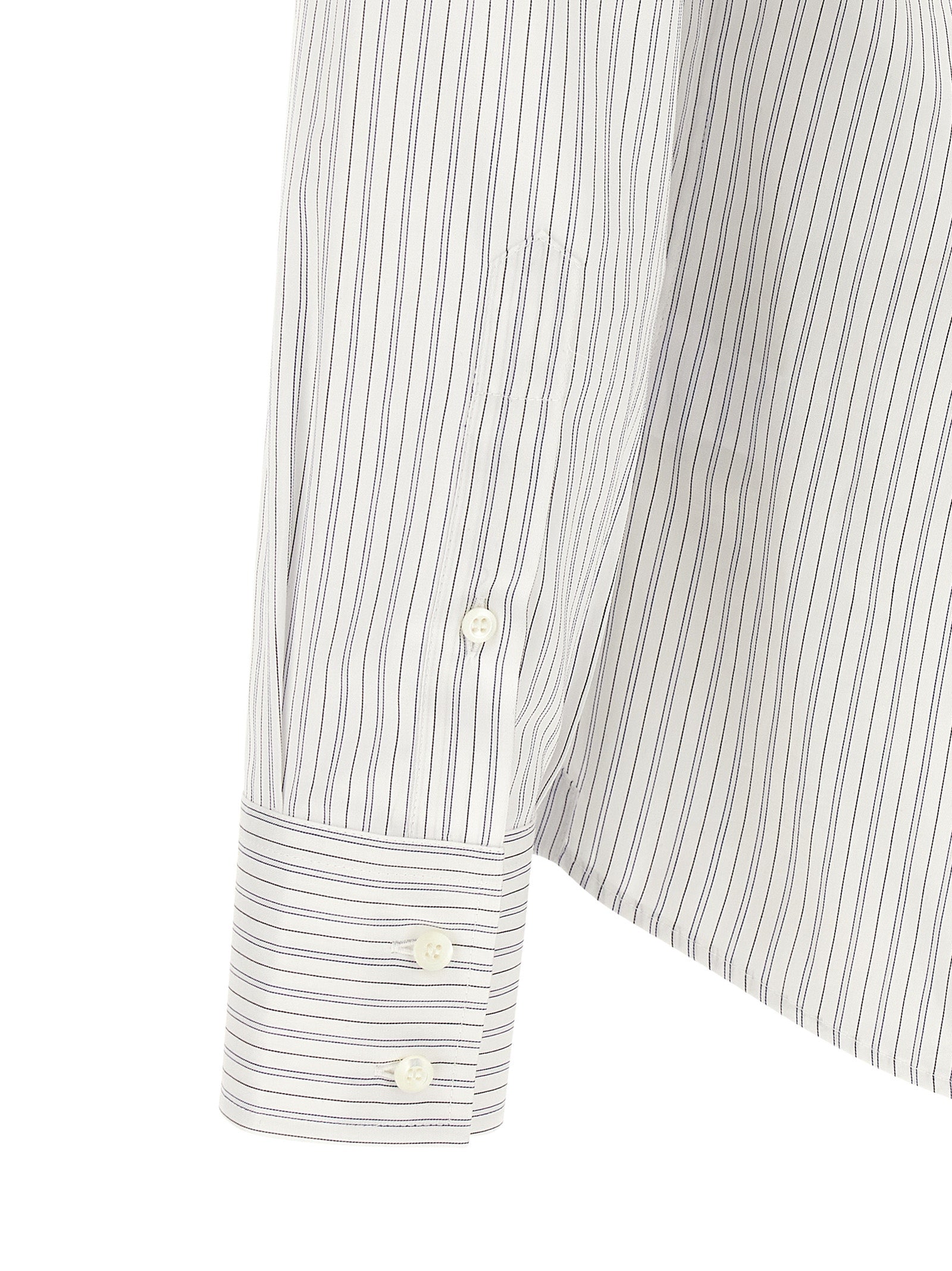 Brunello Cucinelli Blue Cotton Men's Blouse