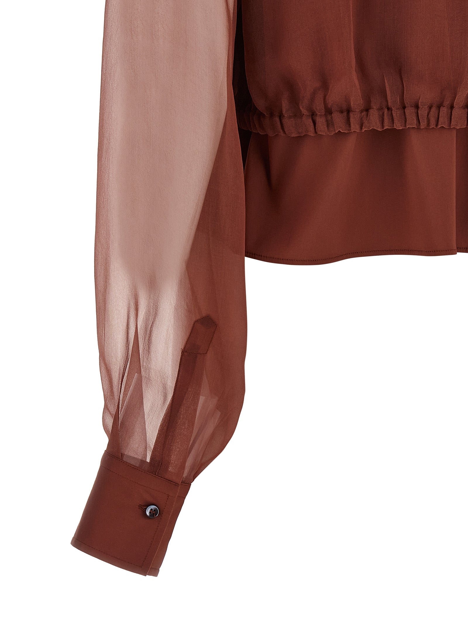 Brunello Cucinelli Brown Cotton Women's Blouse