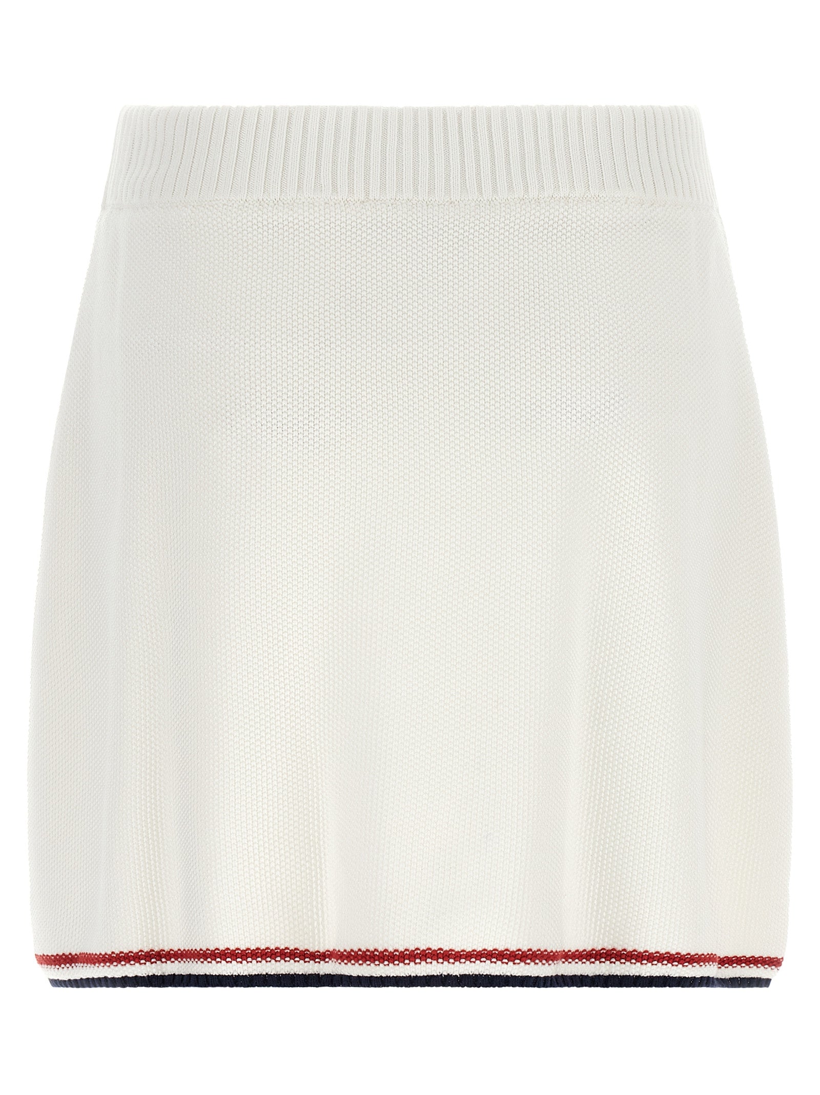 Brunello Cucinelli White Cotton Long Women's Skirt
