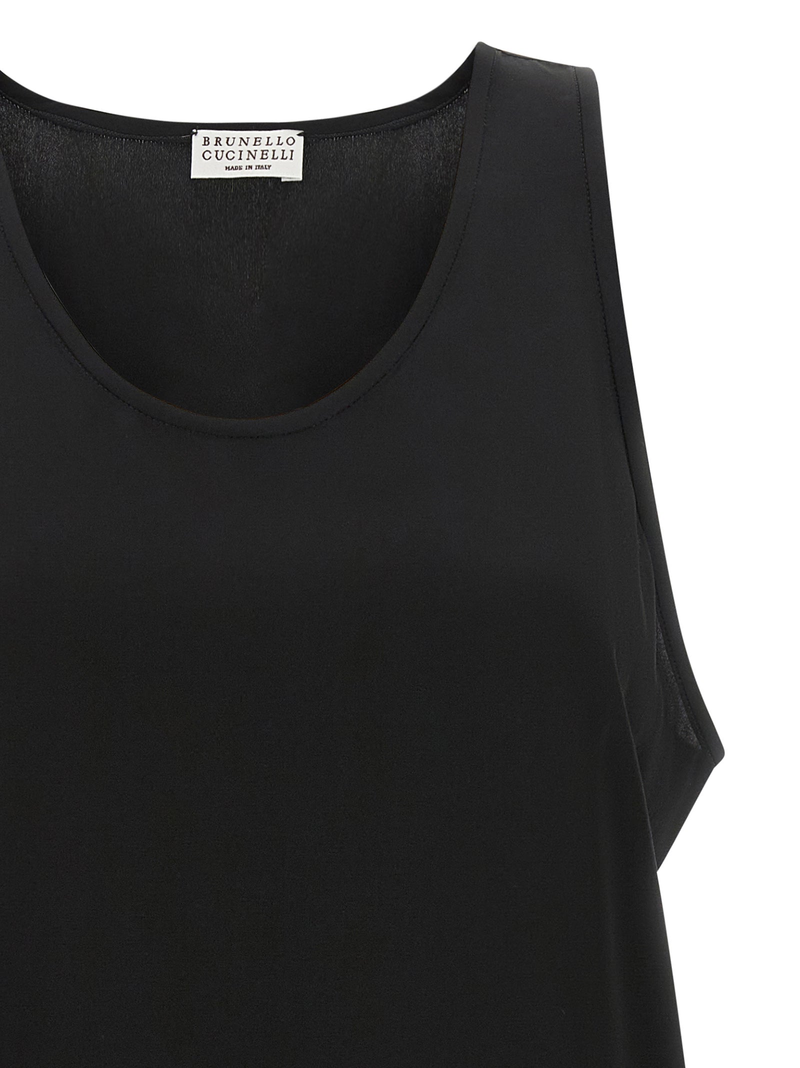 Brunello Cucinelli Black Silk Women's Shirt