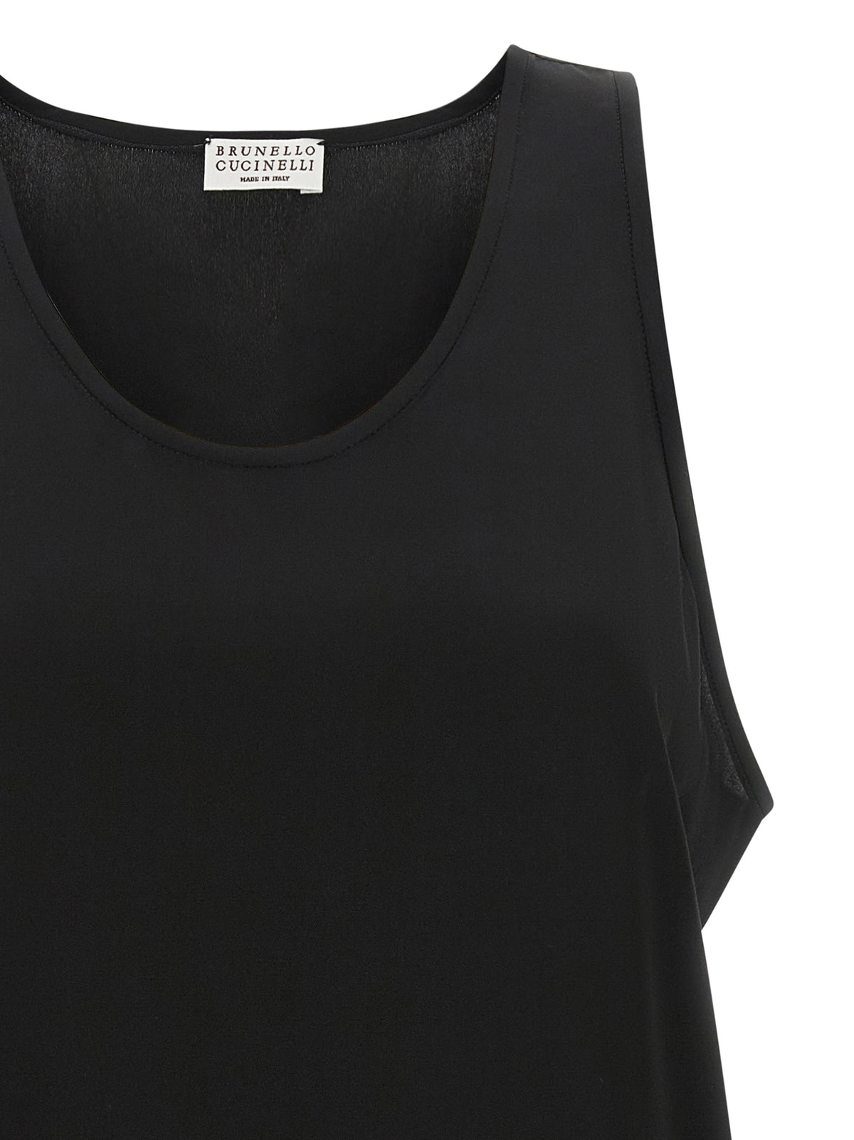 Brunello Cucinelli Black Silk Women's Shirt