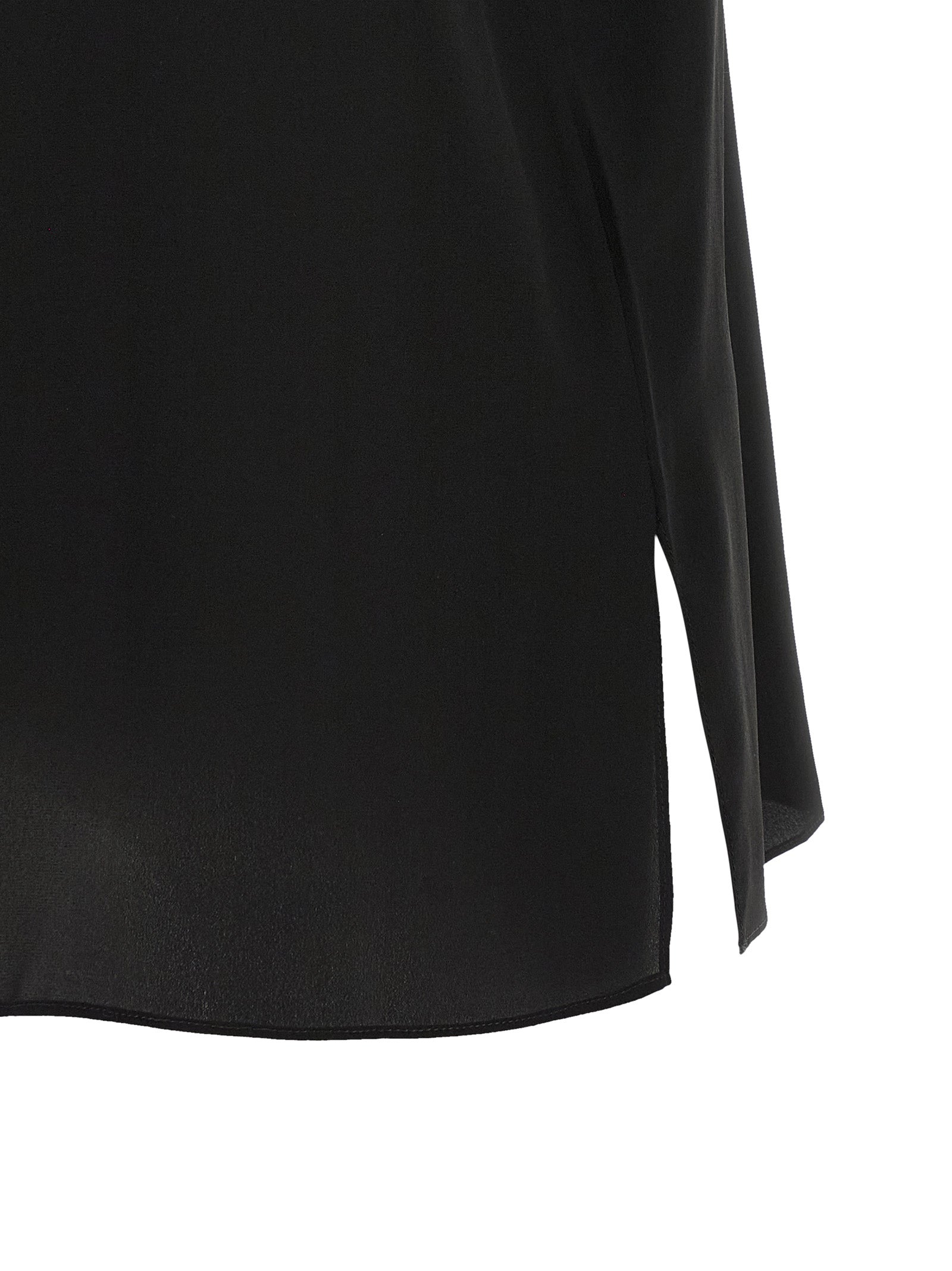 Brunello Cucinelli Black Silk Women's Shirt