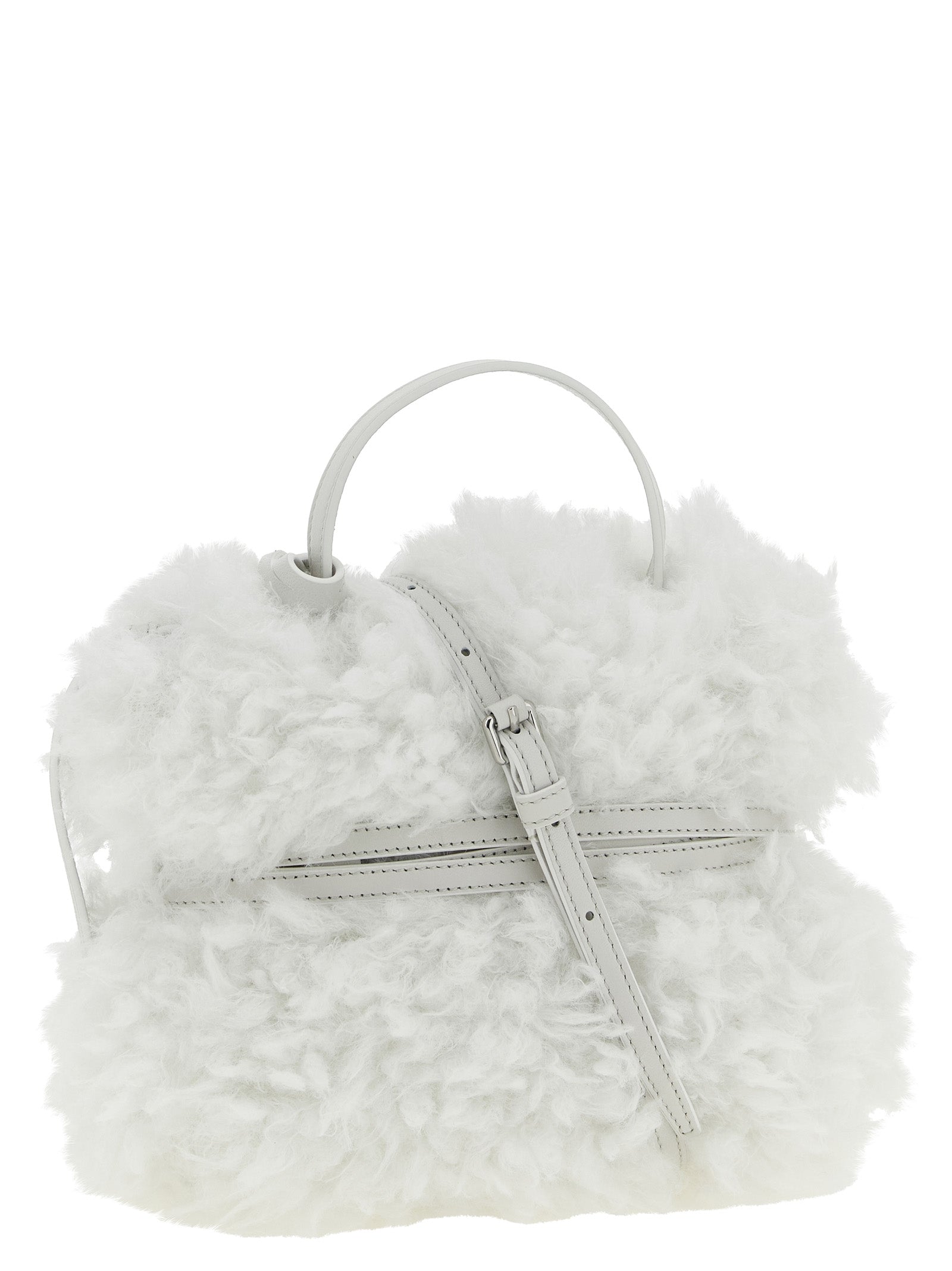Moschino White Leather Women's Handbag
