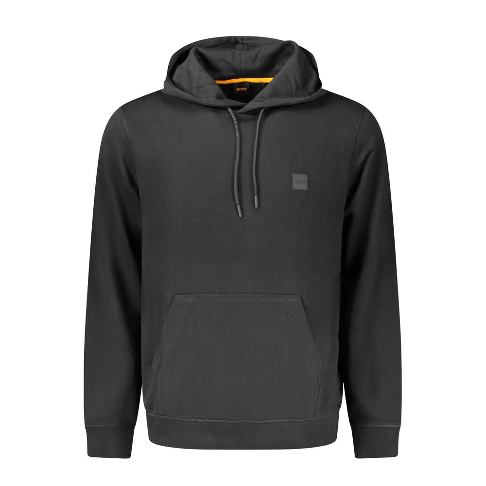 Hugo Boss Black Cotton Men's Hooded Men's Sweatshirt