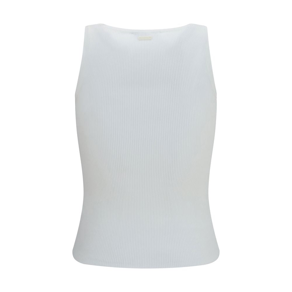 Max Mara White Viscose Tank Women's Tops