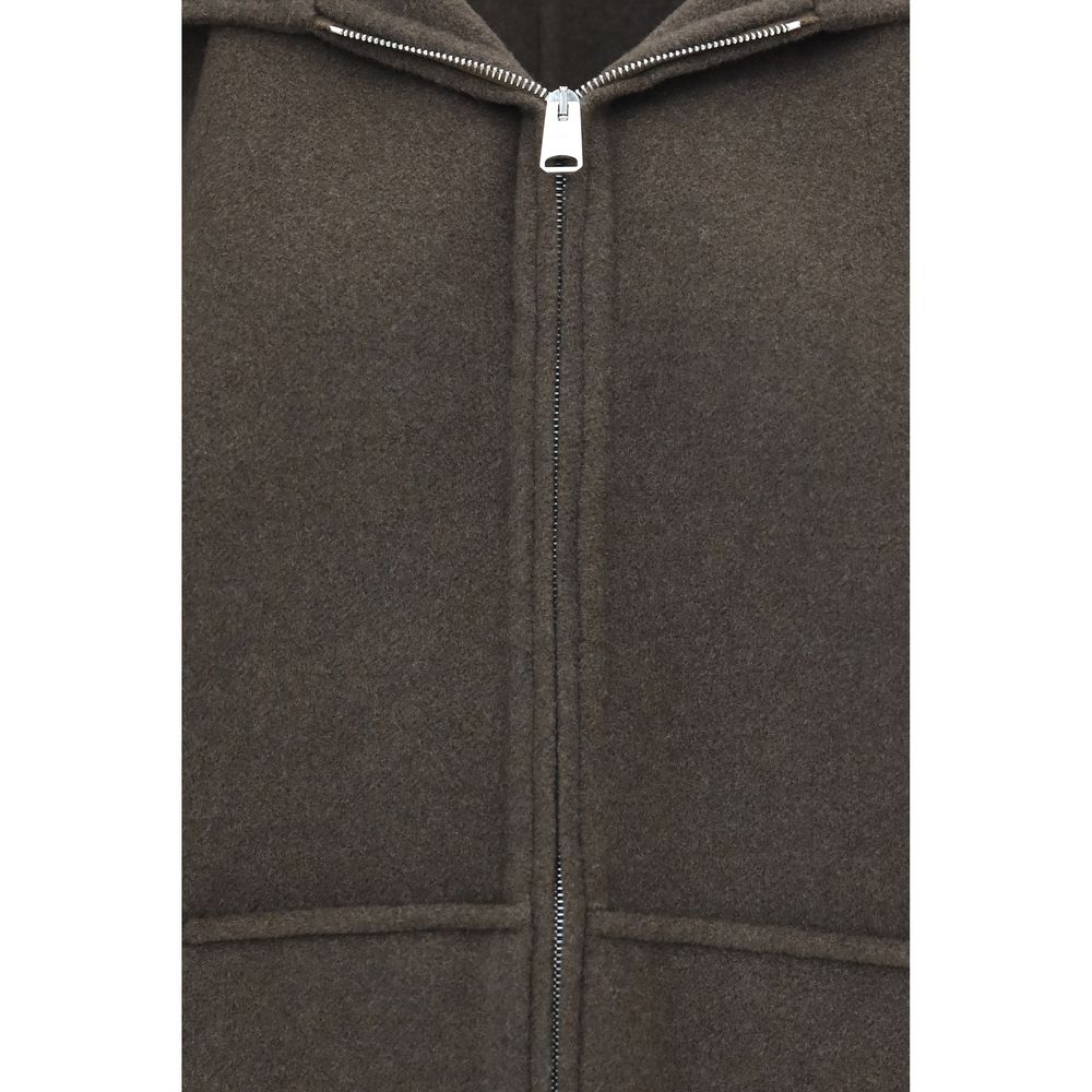 Khaite Bicolor Wool Oves Aries Full-Length Women's Jacket