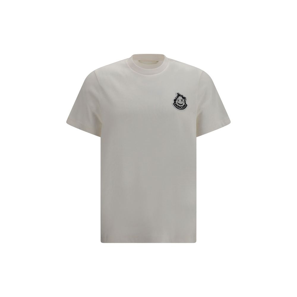 Moncler Beige Cotton Men's T-Shirt