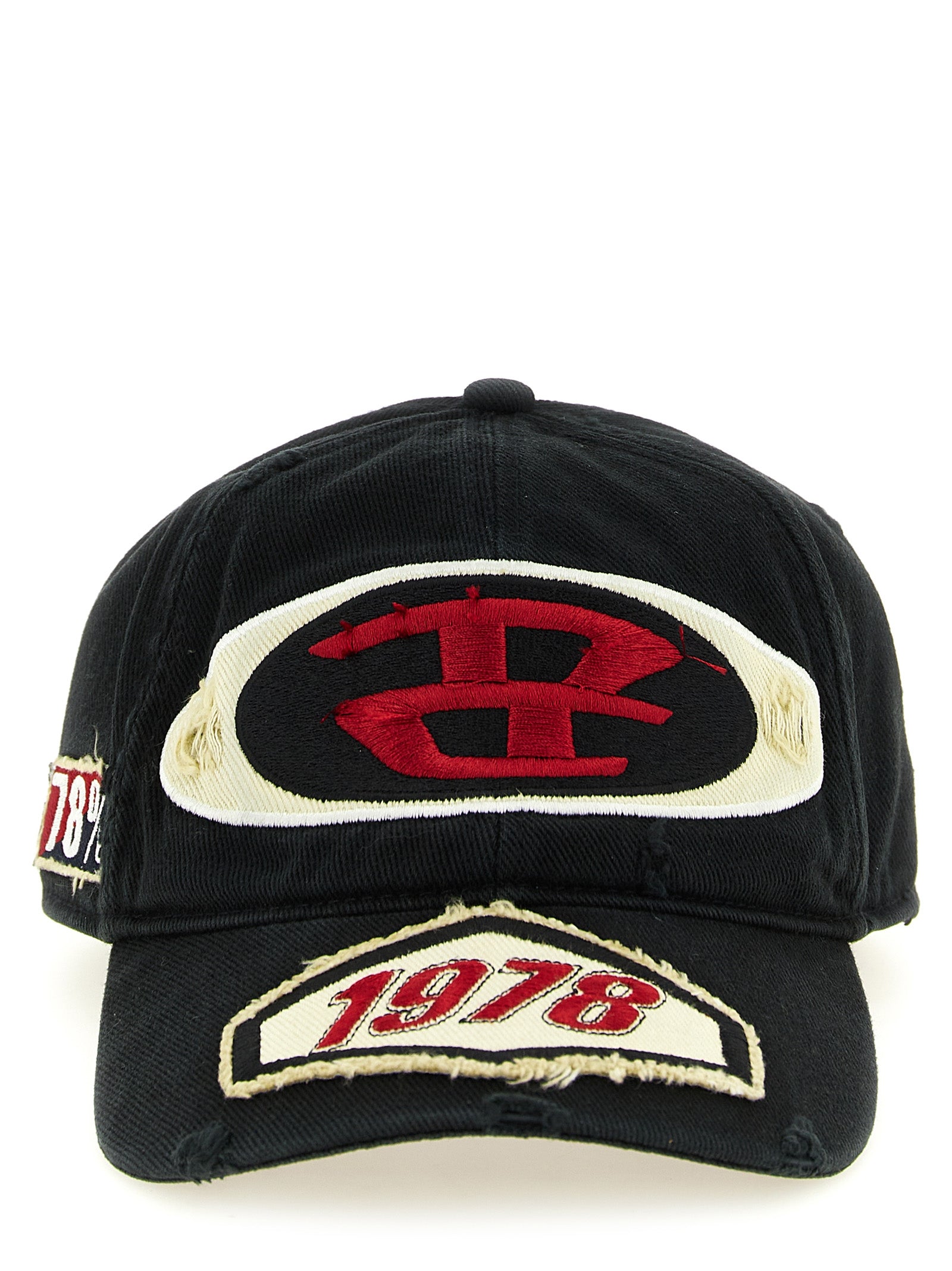 Diesel Black Cotton Cap (Baseball Men's Hat)