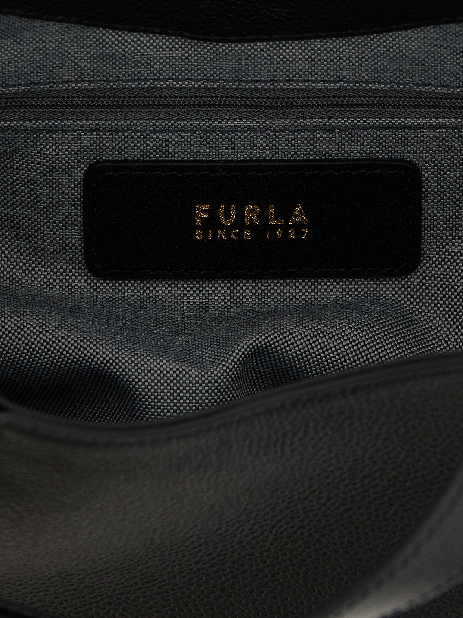Furla Black Calfskin Tote Women's Bag