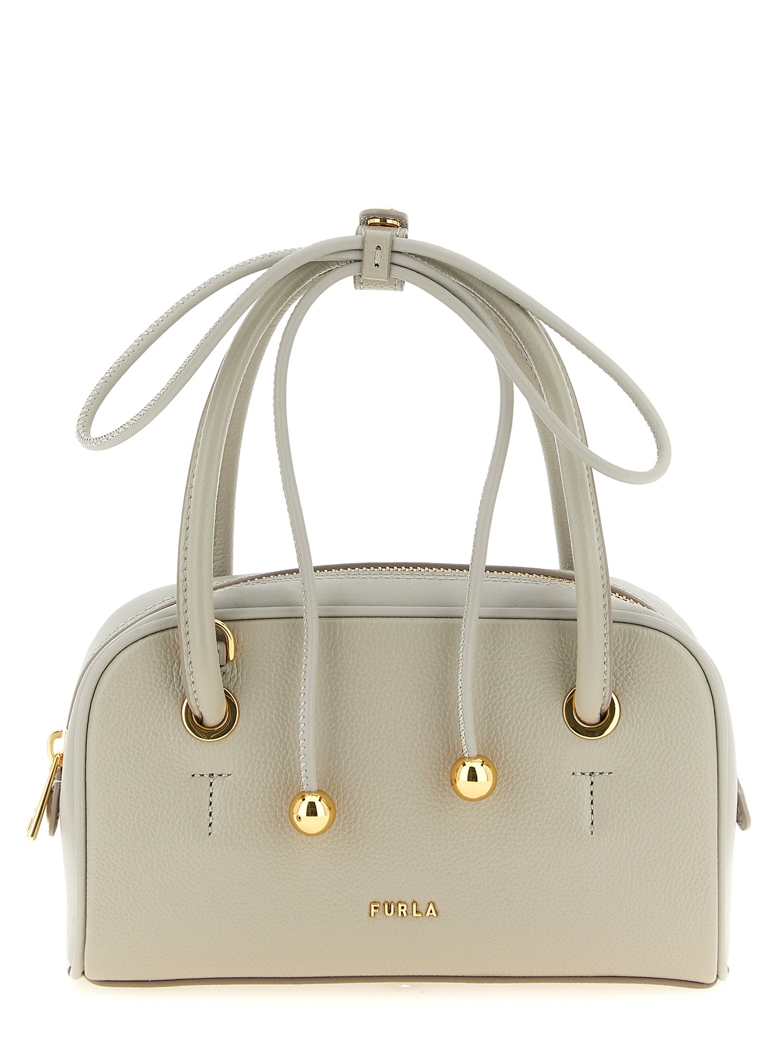 Furla Gray Calfskin Women's Handbag