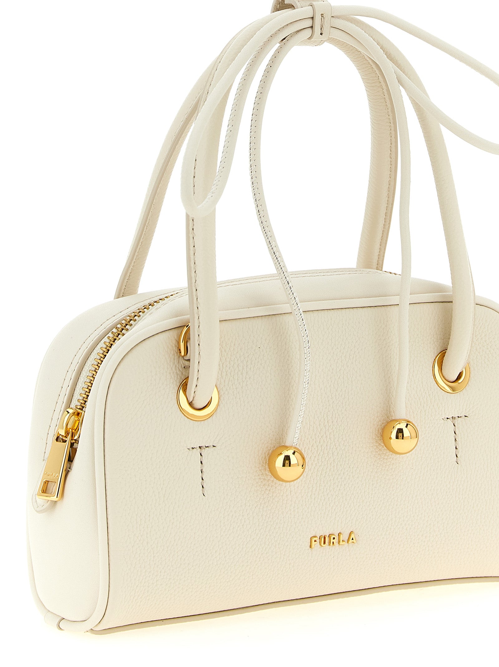 Furla White Calfskin Women's Handbag