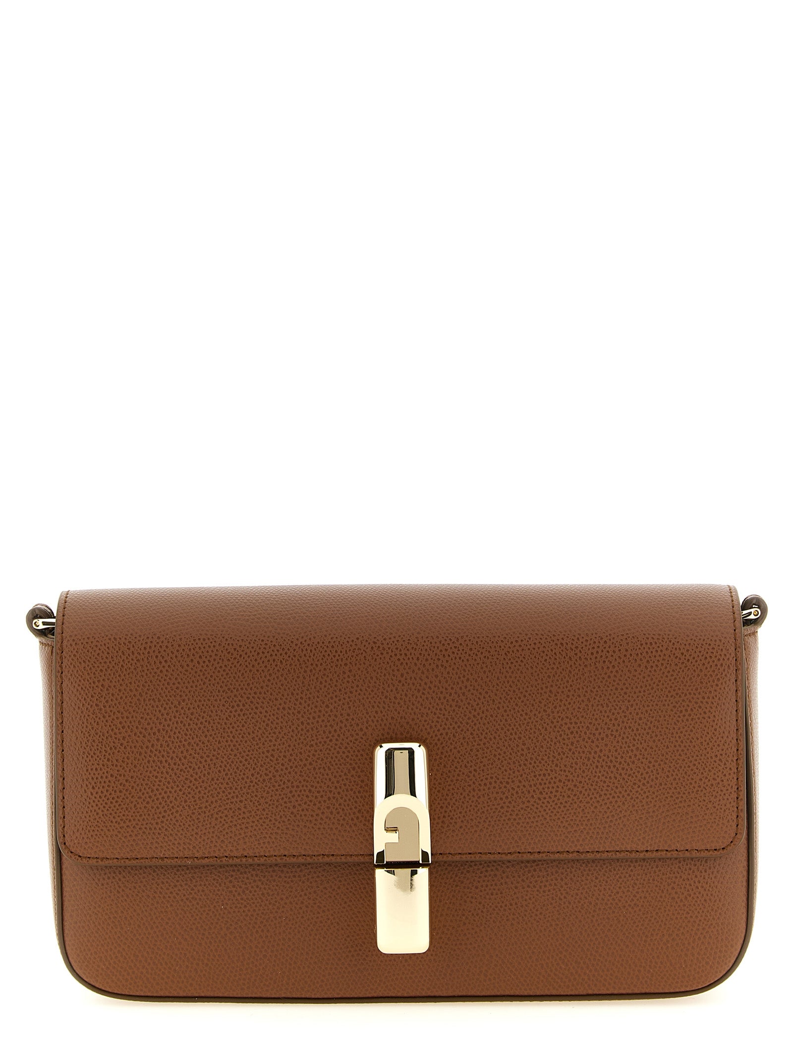 Furla Brown Calfskin Crossbody Women's Bag