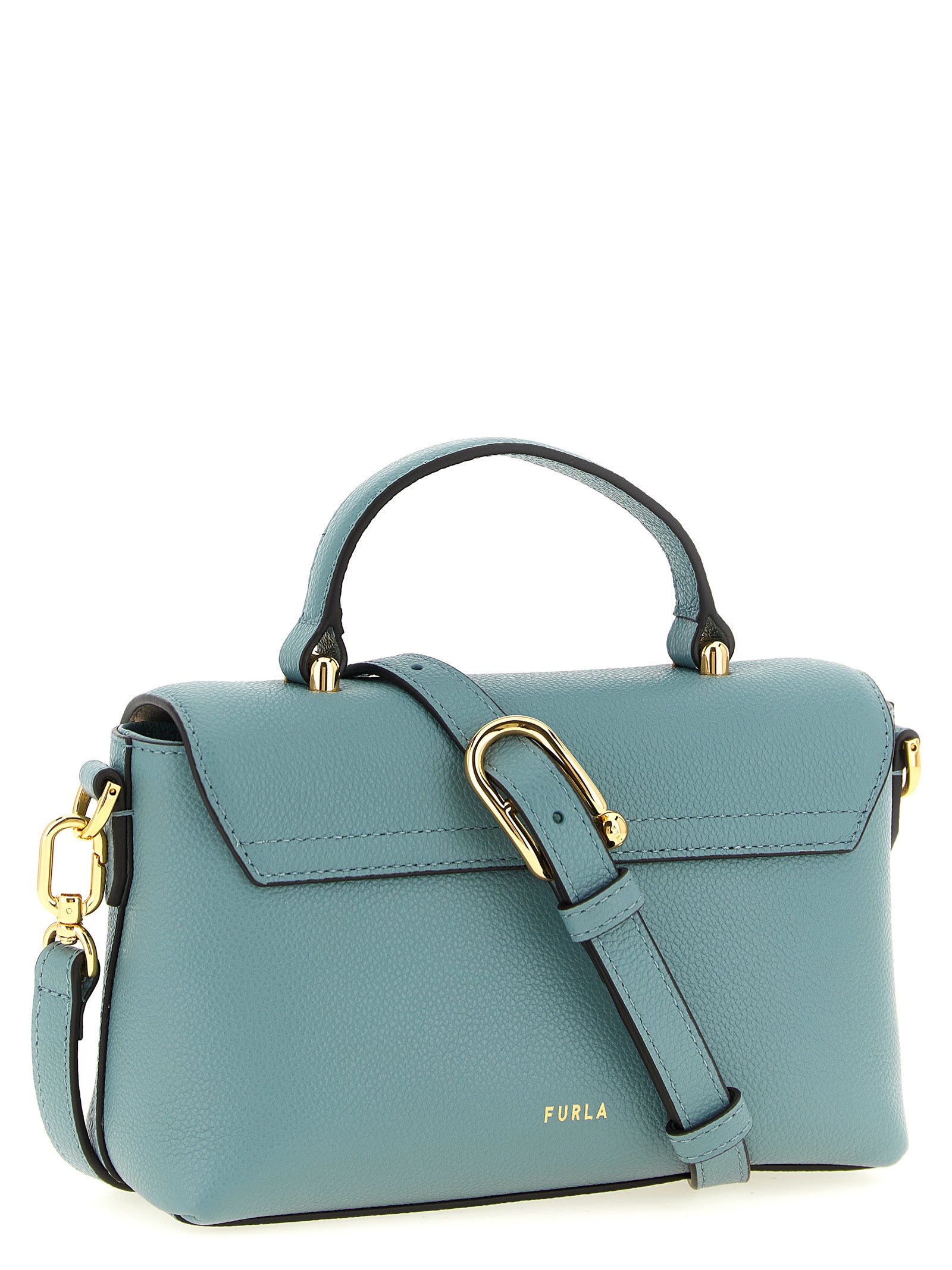 Furla Blue Calfskin Women's Handbag