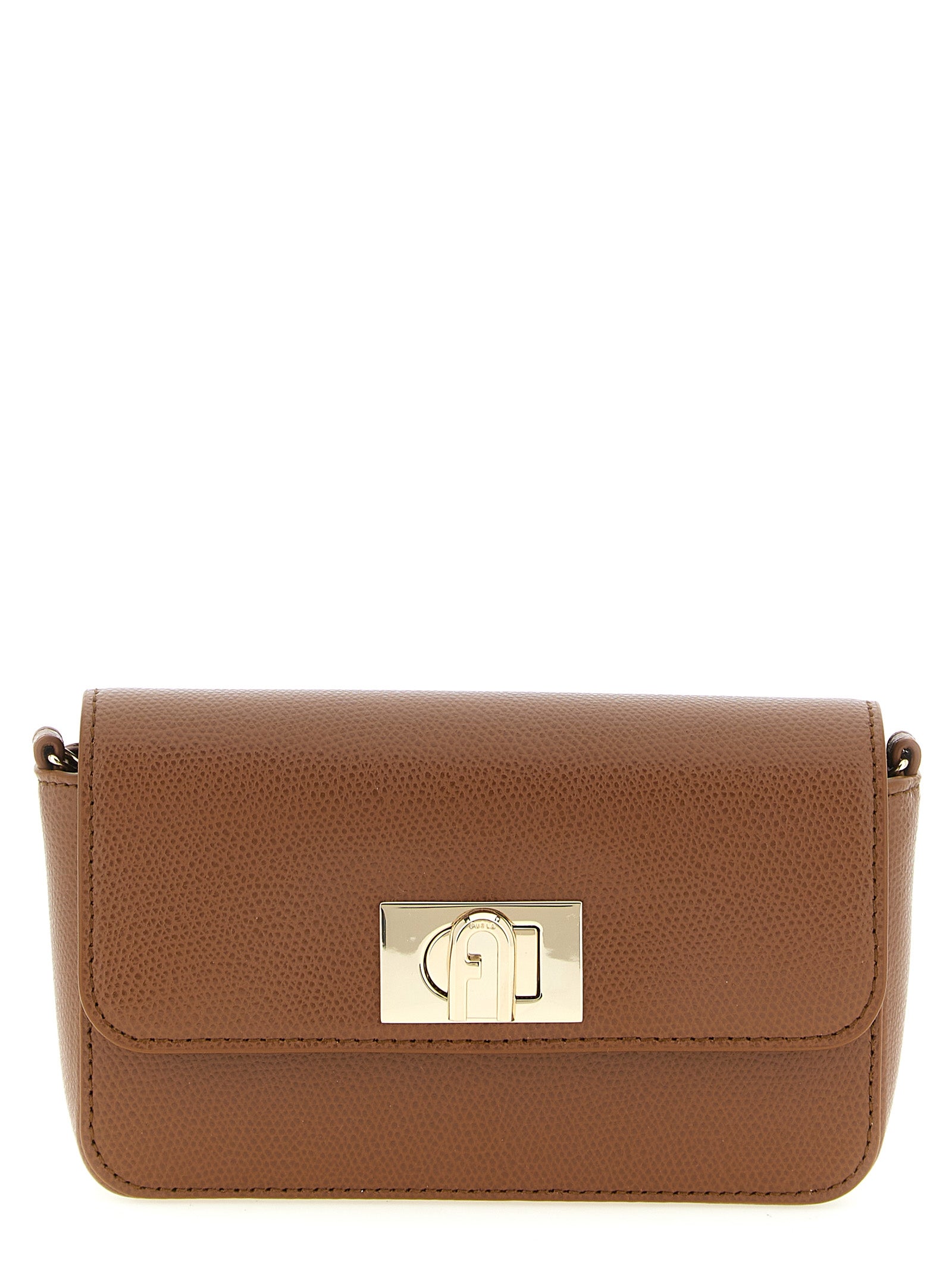 Furla Brown Calfskin Crossbody Women's Bag