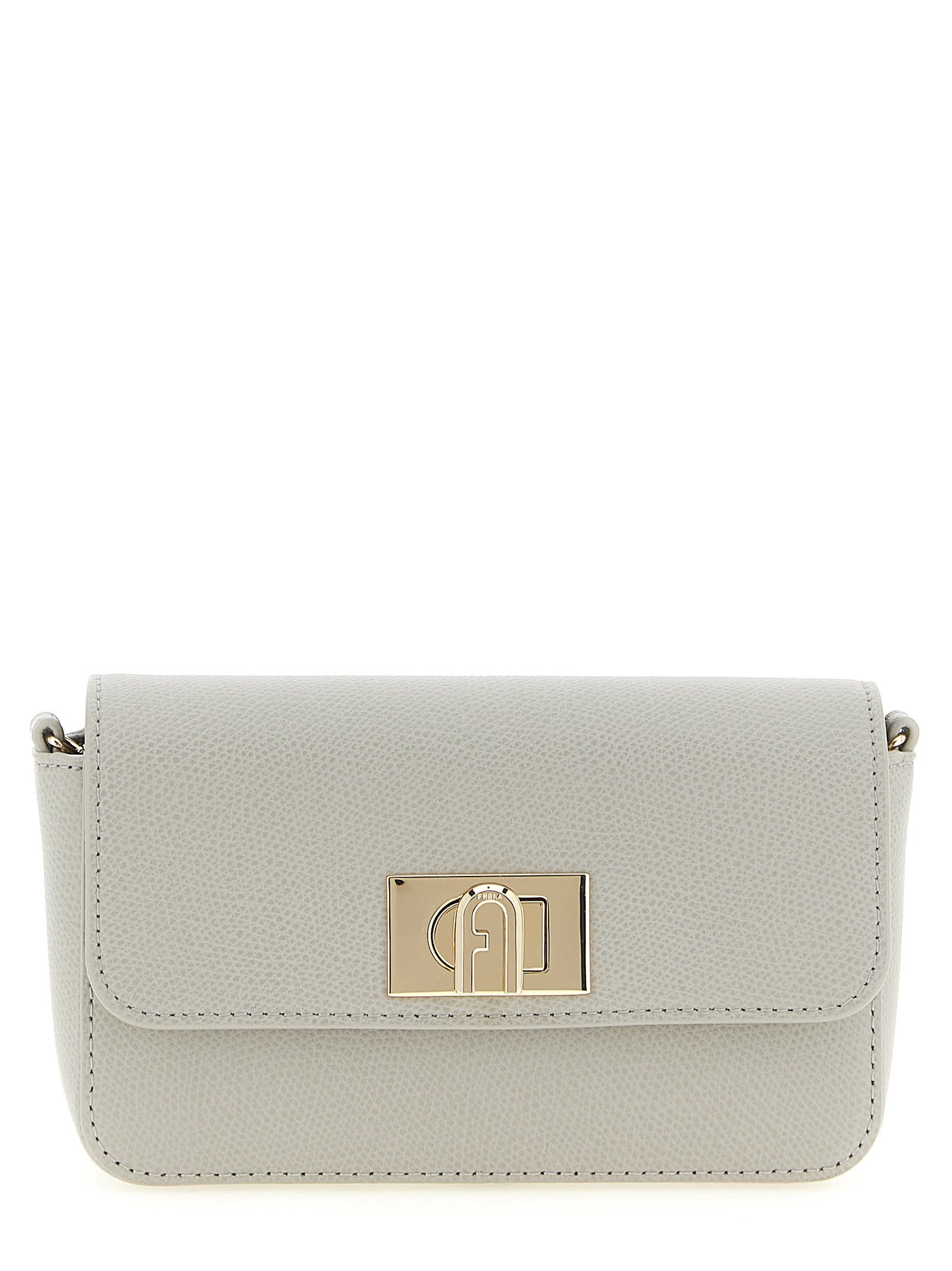 Furla Gray Calfskin Crossbody Women's Bag