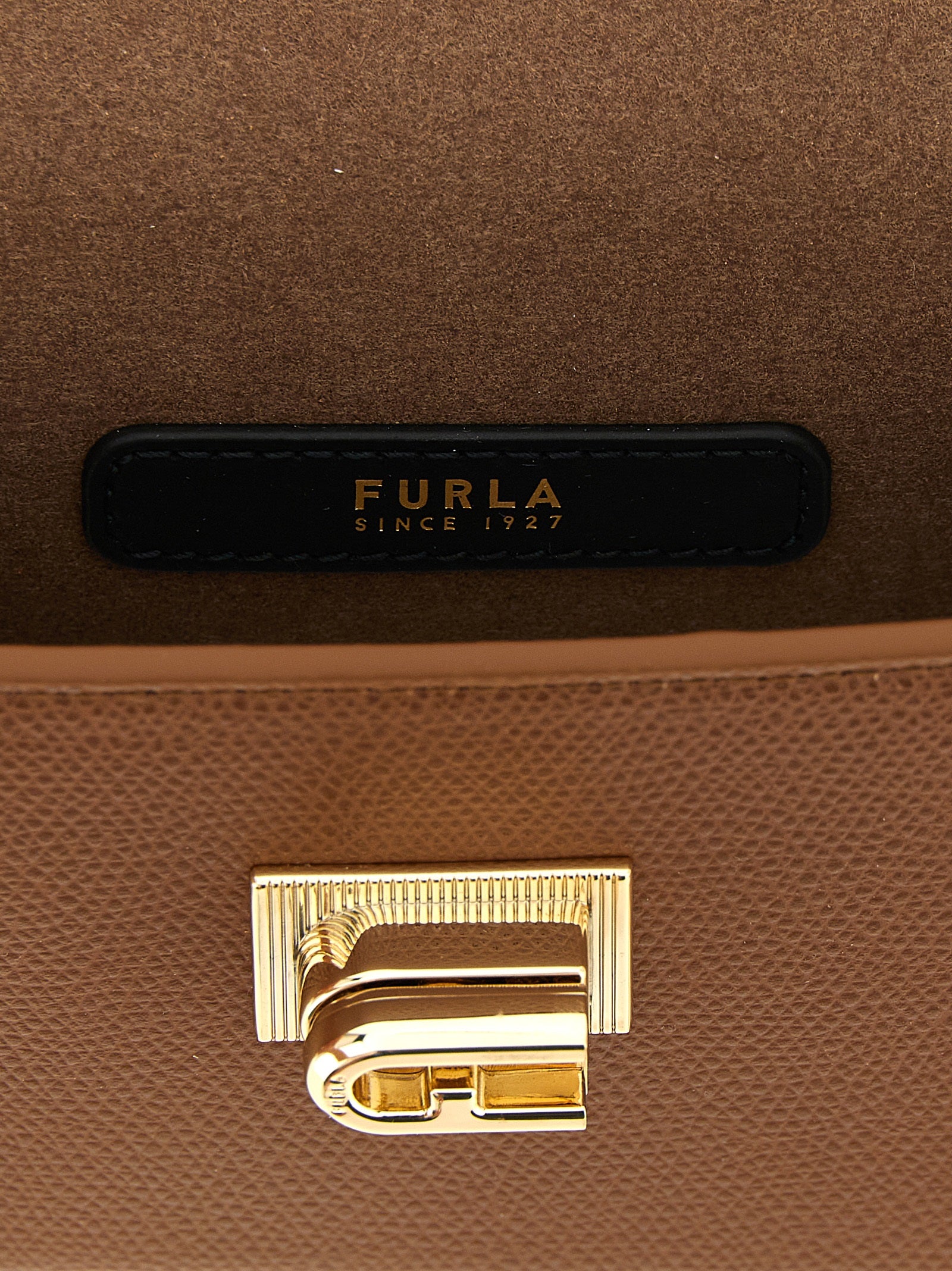 Furla Brown Calfskin Crossbody Women's Bag