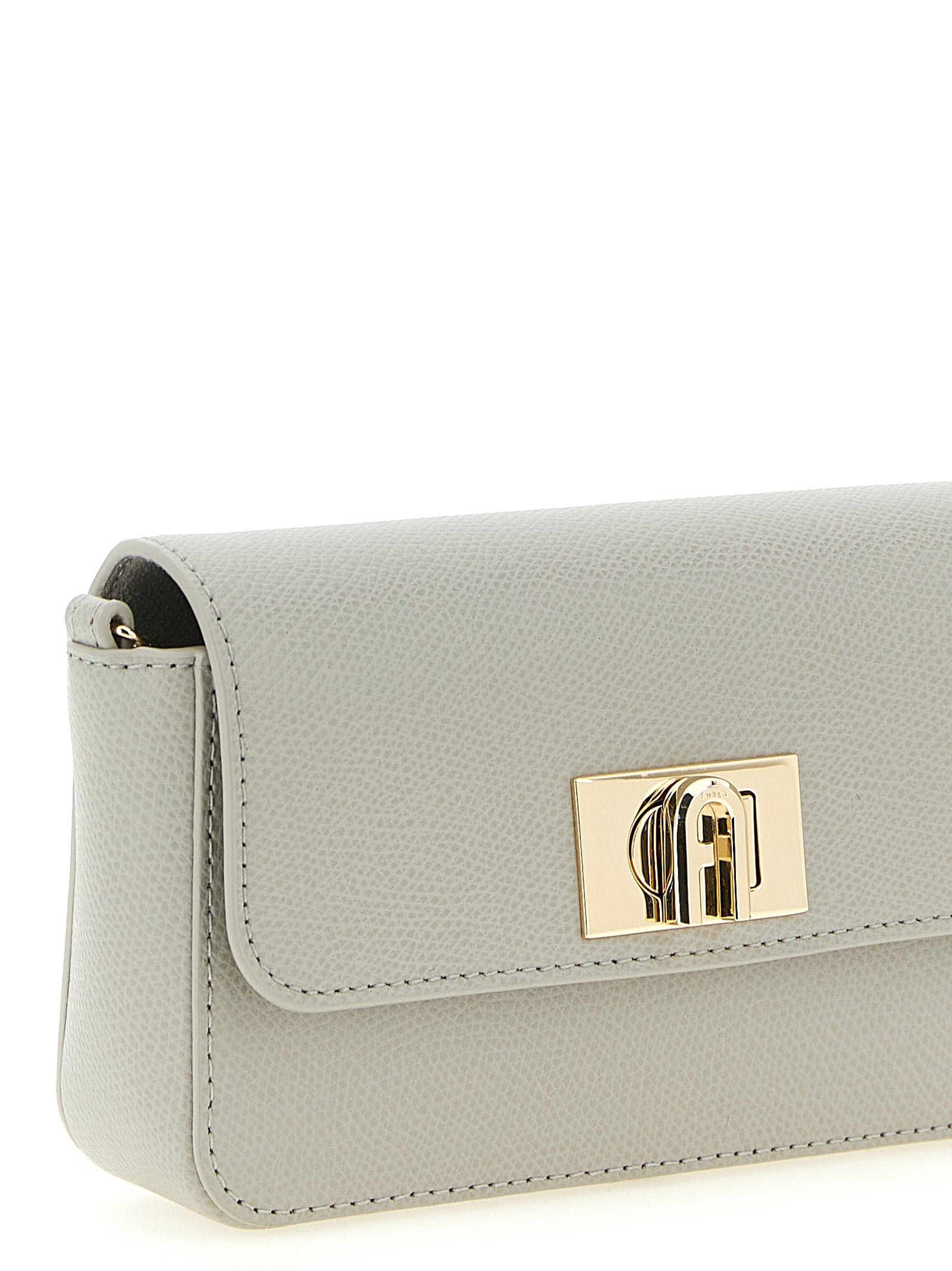 Furla Gray Calfskin Crossbody Women's Bag
