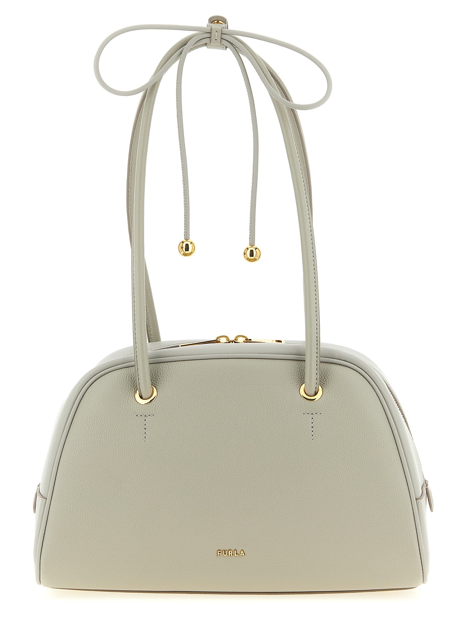 Furla Gray Calfskin Women's Handbag