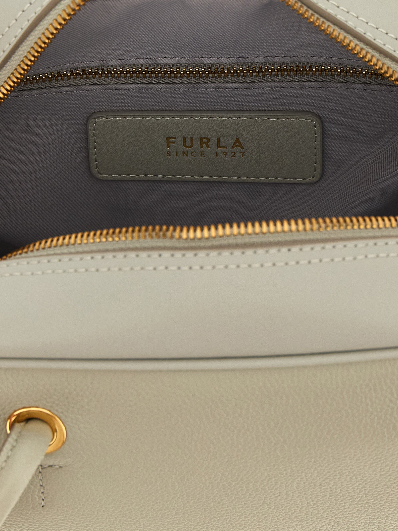 Furla Gray Calfskin Women's Handbag