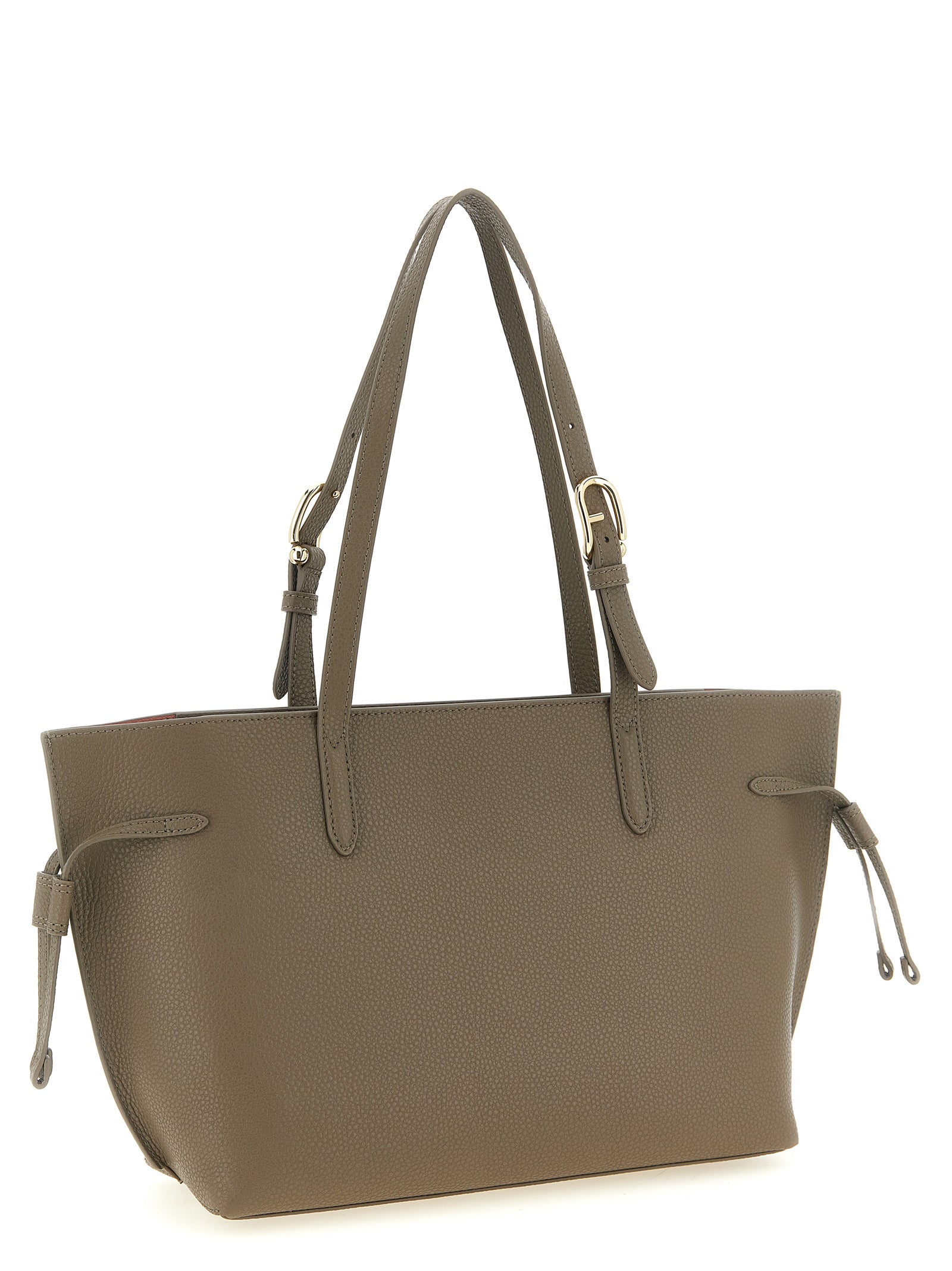Furla Gray Calfskin Tote Women's Bag