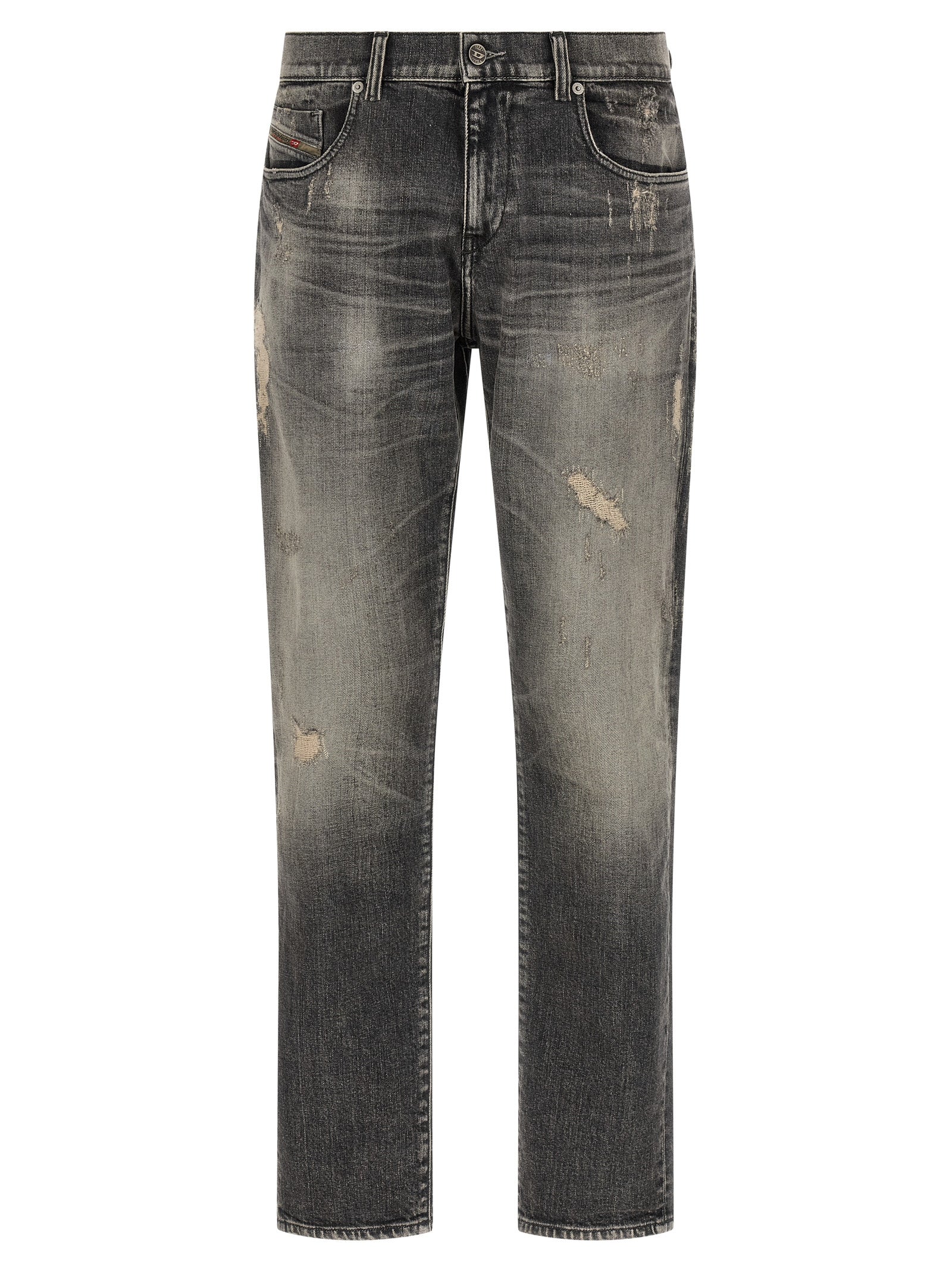 Diesel Gray Cotton Skinny Men's Jeans
